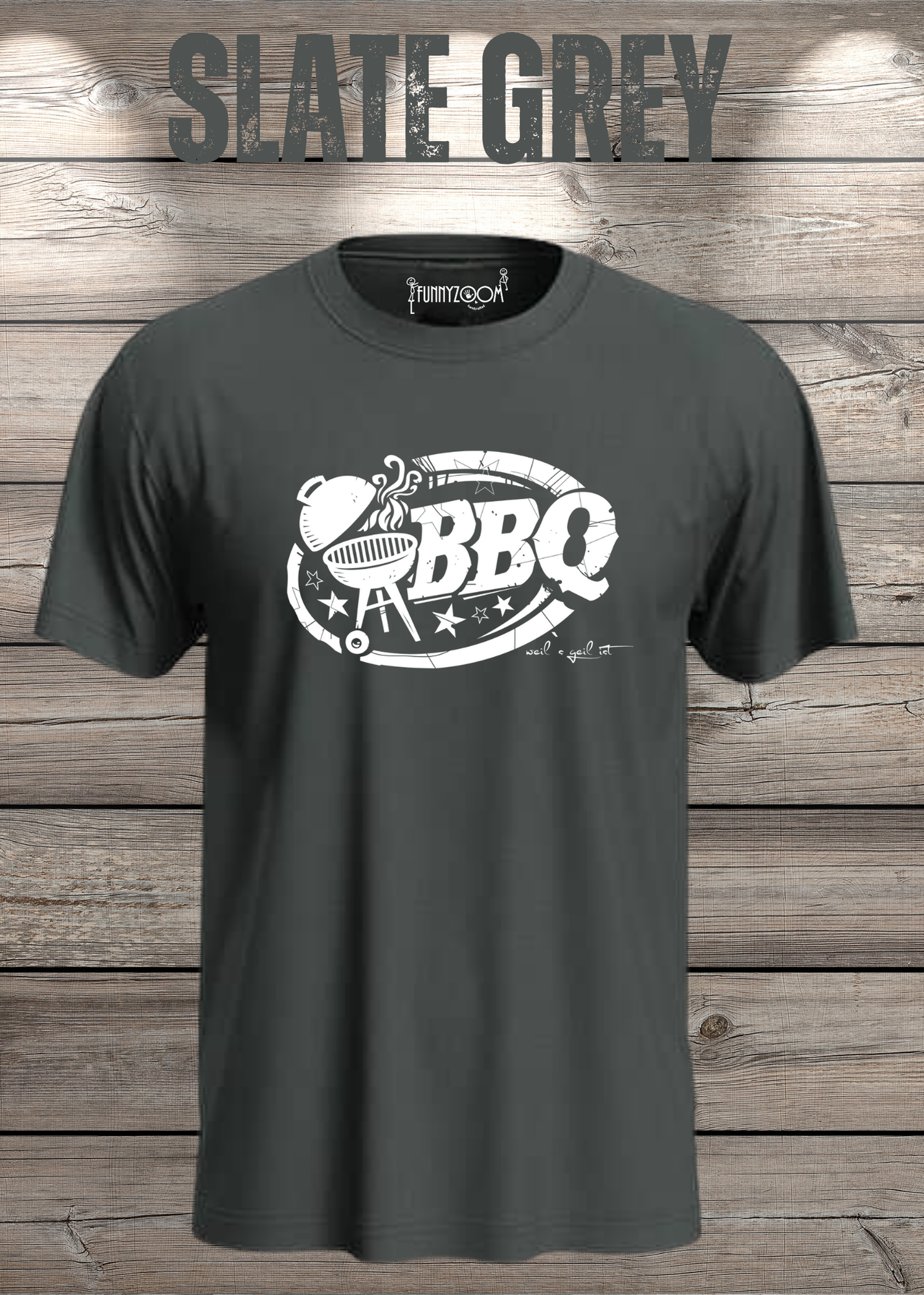 T-Shirt BBQ weils geil ist! Geschenkidee für Grillmeister Lustiges Grill Shirt Unisex