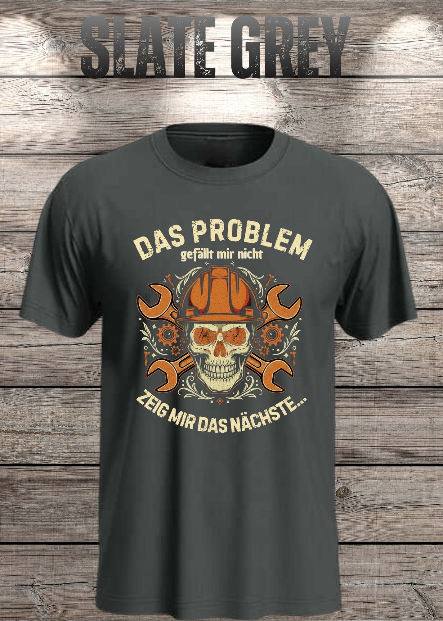 T-Shirt 'Das Problem gefällt mir nicht zeig mir das nächste' - Witziges Spruch-Shirt für Problemvermeider