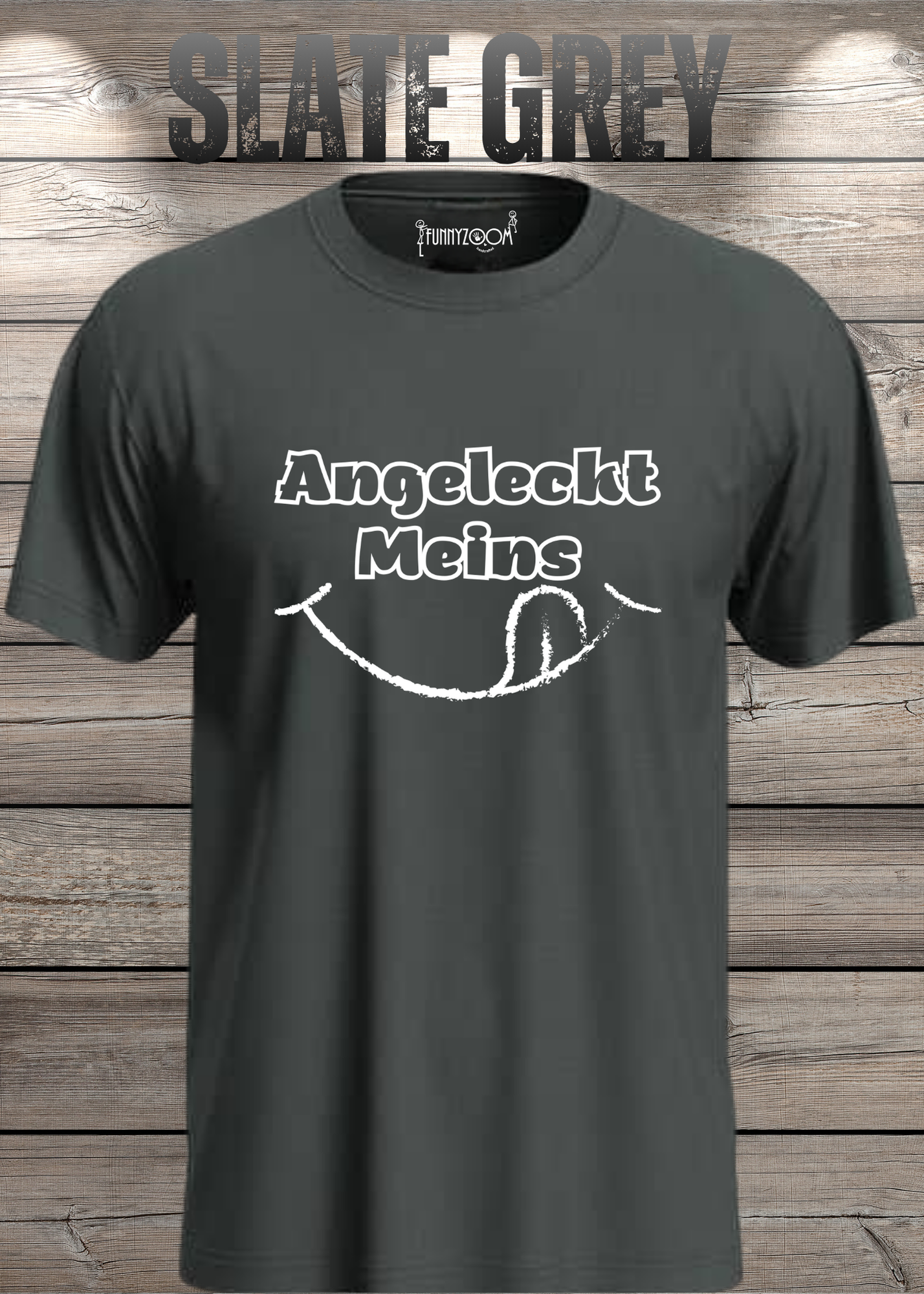 T-Shirt Angeleckt Meins - Lustige Sprüche Geschenkidee - Geburtstag Freizeit Unisex viele Farben
