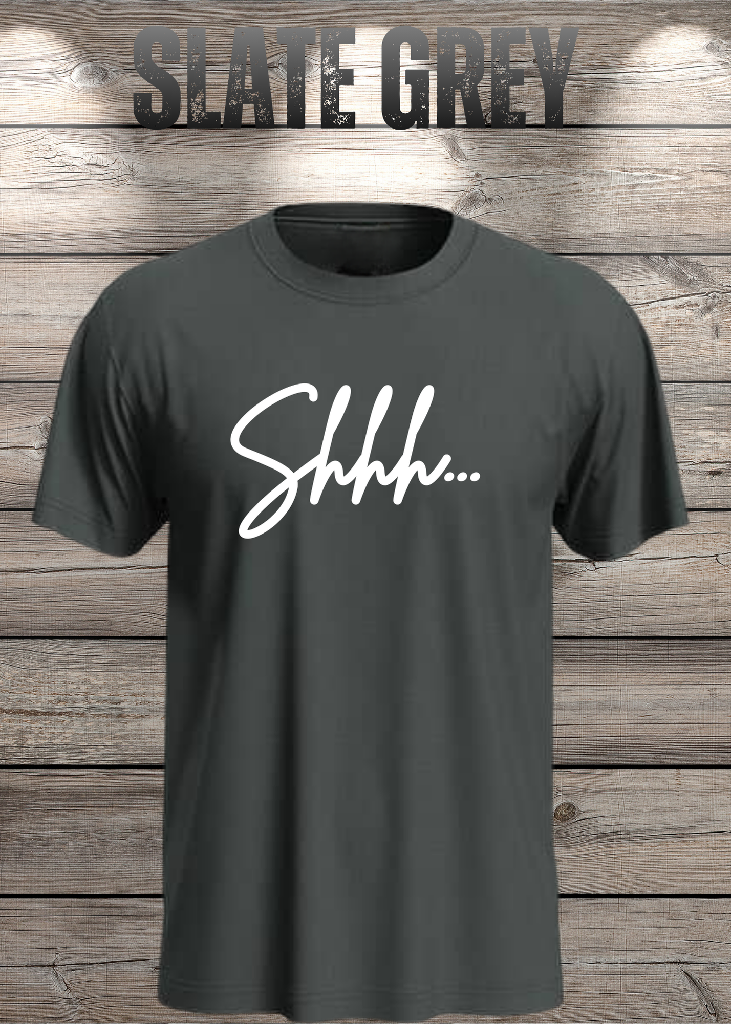 T-Shirt Shhh... - Geschenkidee T-Shirt - T-Shirt mit Spruch - Witziges T-Shirt - T-Shirt Freizeit - Lustiges T-Shirt Unisex