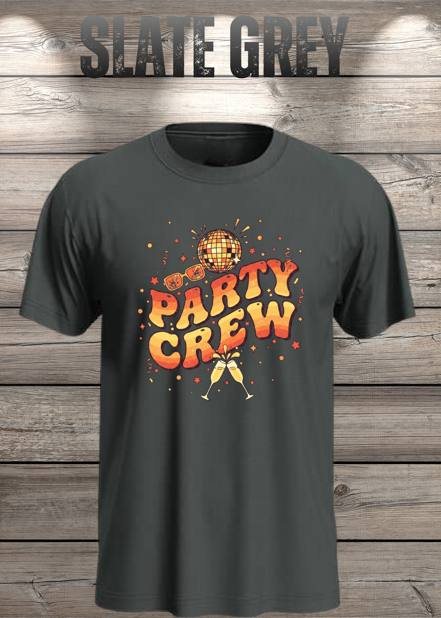 T-Shirt 'Party Crew' - Witziges Party-Shirt für echte Feierlöwen