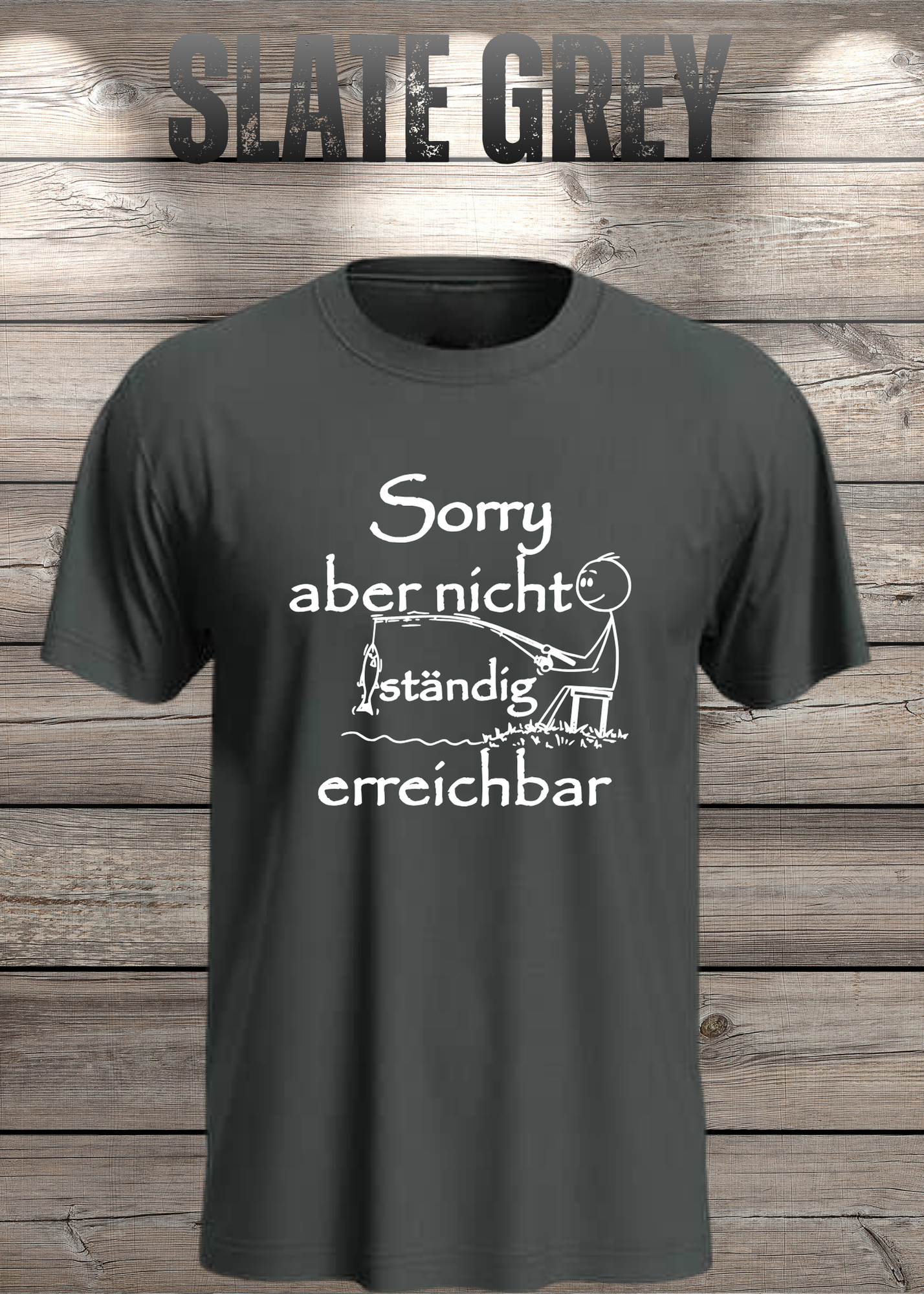 T-Shirt 'Sorry aber nicht ständig erreichbar' - Witziges Spruch-Shirt für Grenzensetzer