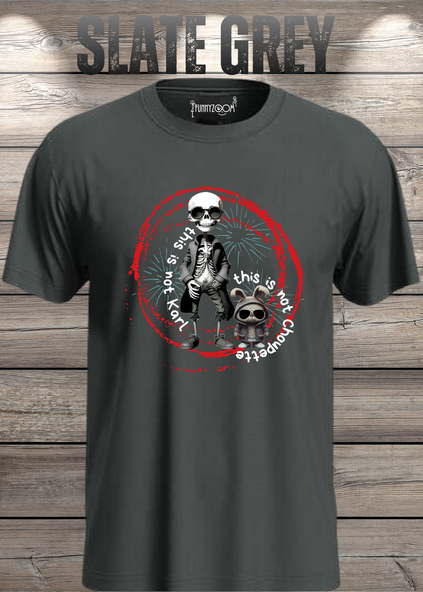 T-Shirt 'This is not Karl this is not Choupette' - Fashion Humor Geschenk Unisex