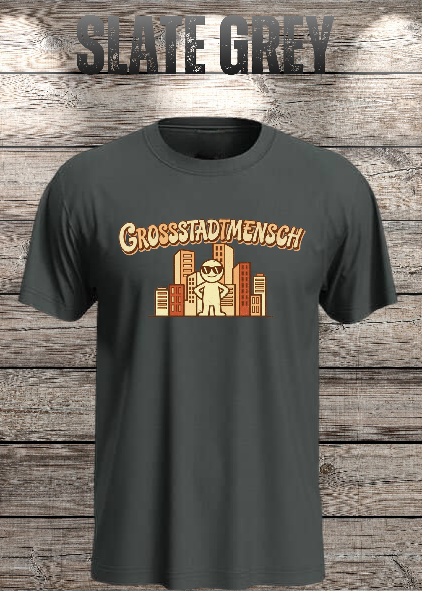T-Shirt 'Großstadtmensch' - Witziges City-Shirt für Stadtliebhaber