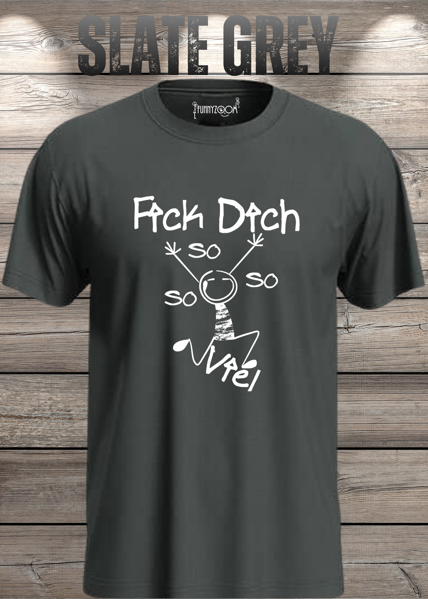 T-Shirt 'Fick Dich So So So So viel' - Lustiges Statement Geschenk Unisex