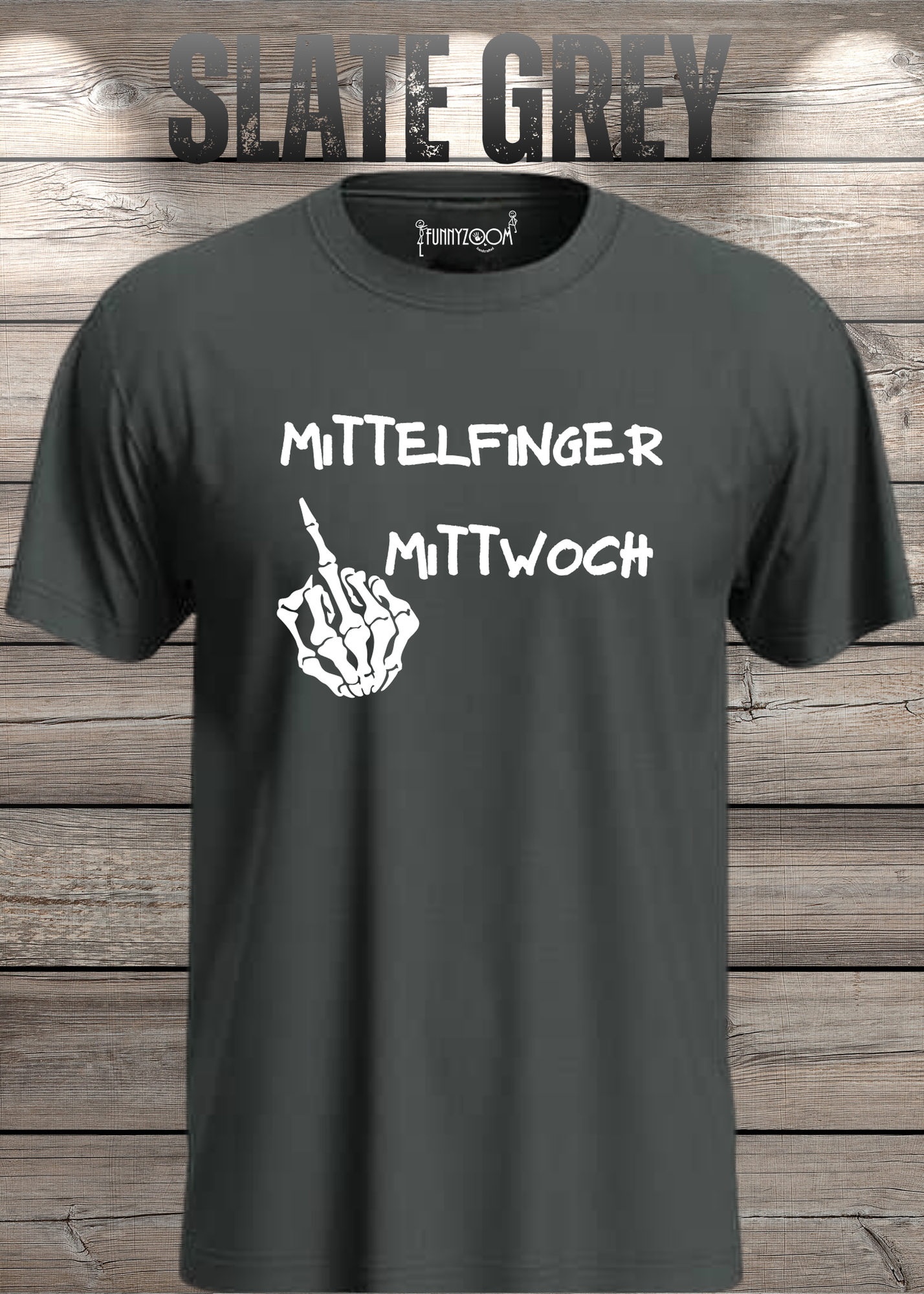 T-Shirt Mittelfinger Mittwoch Lustige Sprüche Geschenkidee Geburtstag Freizeit Unisex viele Farben