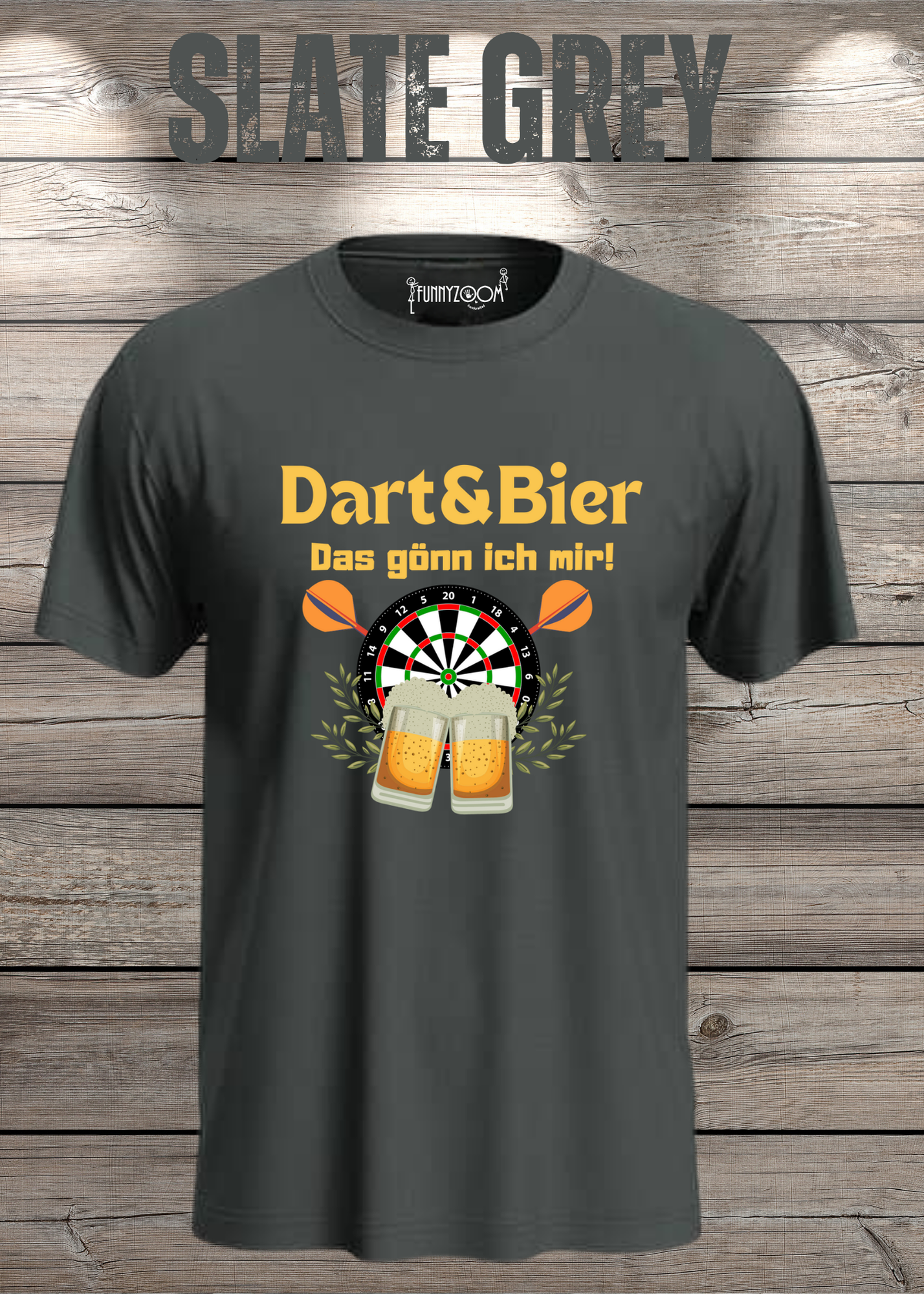 T-Shirt Dart & Bier das Gönn ich mir Witziges T-Shirt mit Spruch Geschenkidee Unisex