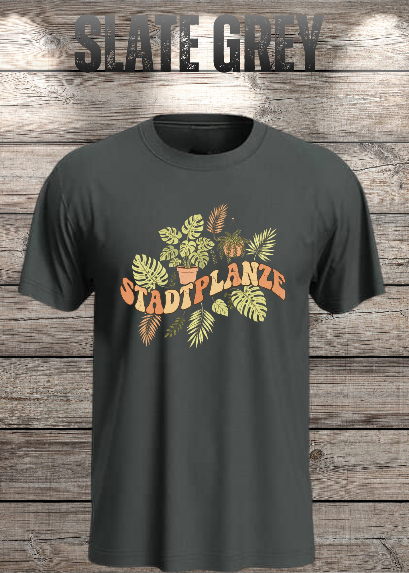 T-Shirt 'Stadtpflanze' - Witziges Spruch-Shirt für Urban-Naturliebhaber