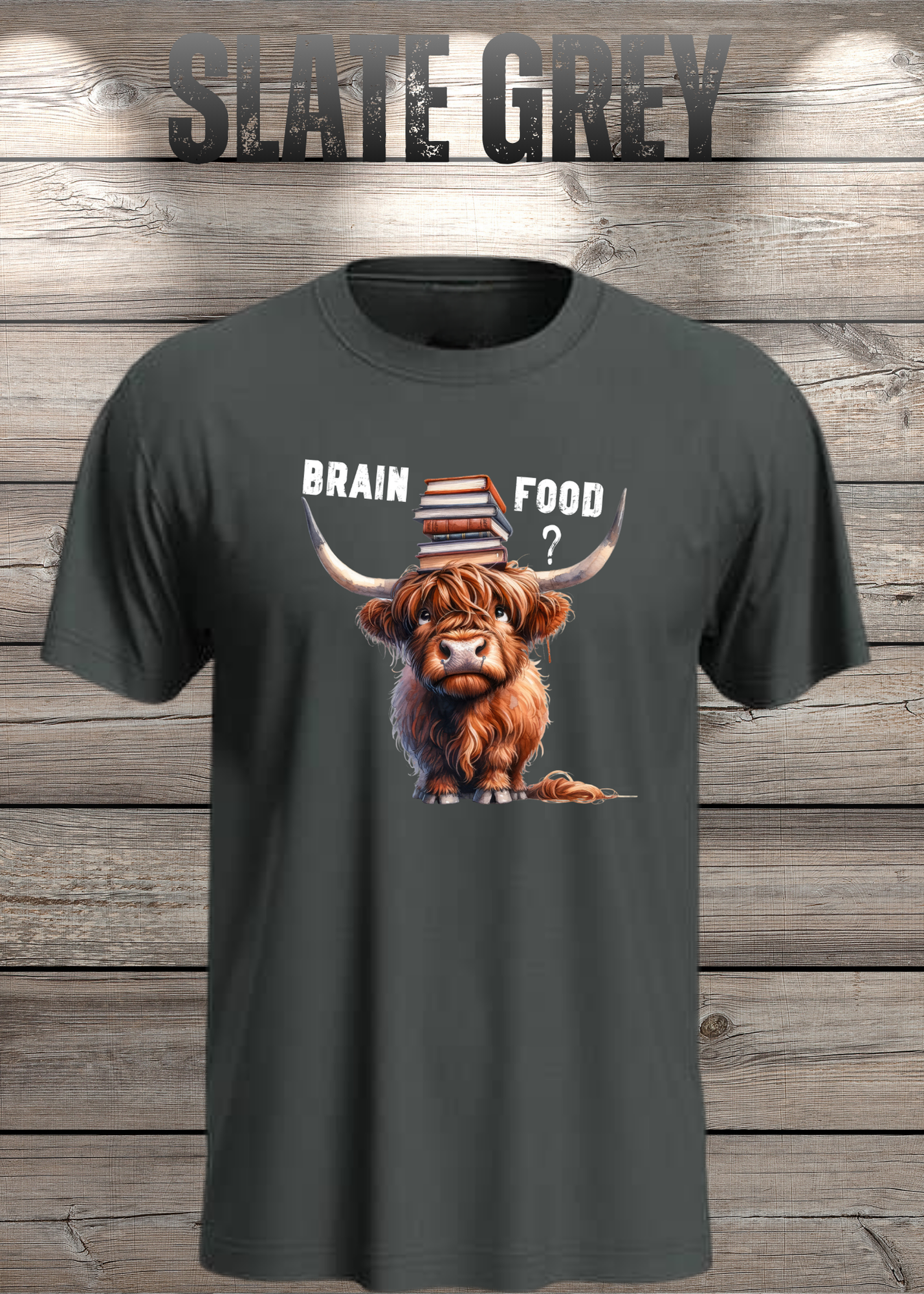 Highland Kuh Unisex T-Shirt Brain food?