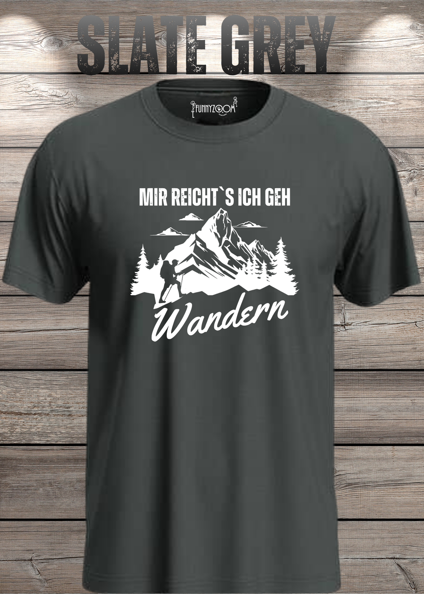 T-Shirt 'Mir reichts ich geh wandern!' - Witziges Wanderer Geschenk Unisex