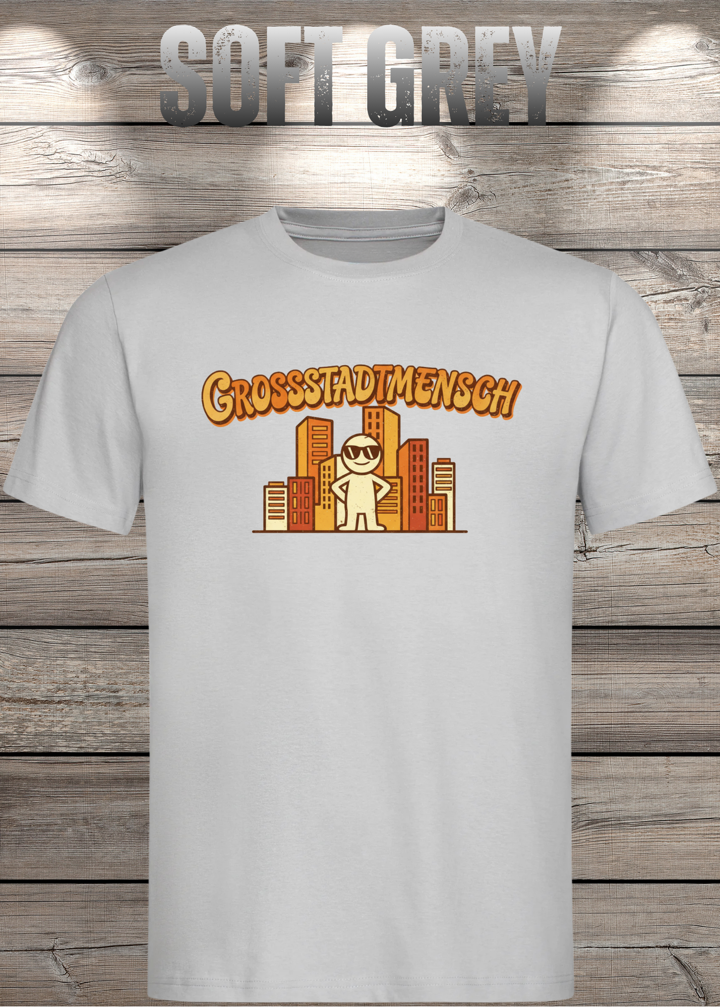 T-Shirt 'Großstadtmensch' - Witziges City-Shirt für Stadtliebhaber