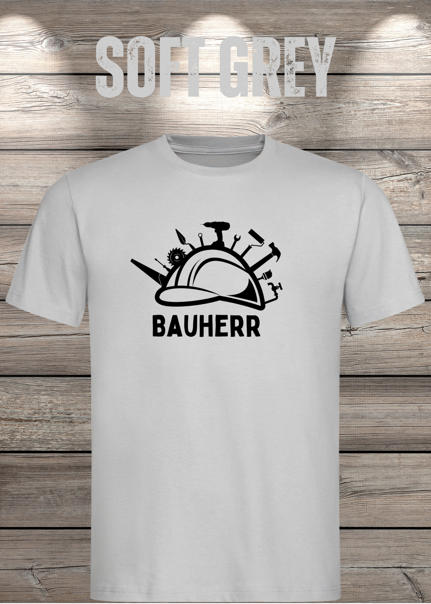 Herren T-Shirt Bauherr Geschenkidee für Hausbesitzer Witziges T-Shirt mit Spruch Lustiges Freizeit T-Shirt Haus bauen