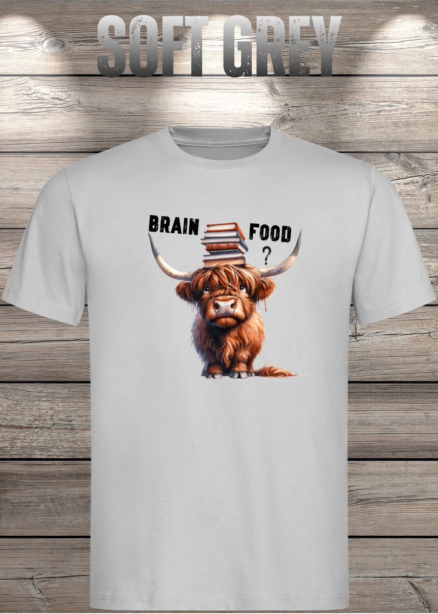 Highland Kuh Unisex T-Shirt Brain food?