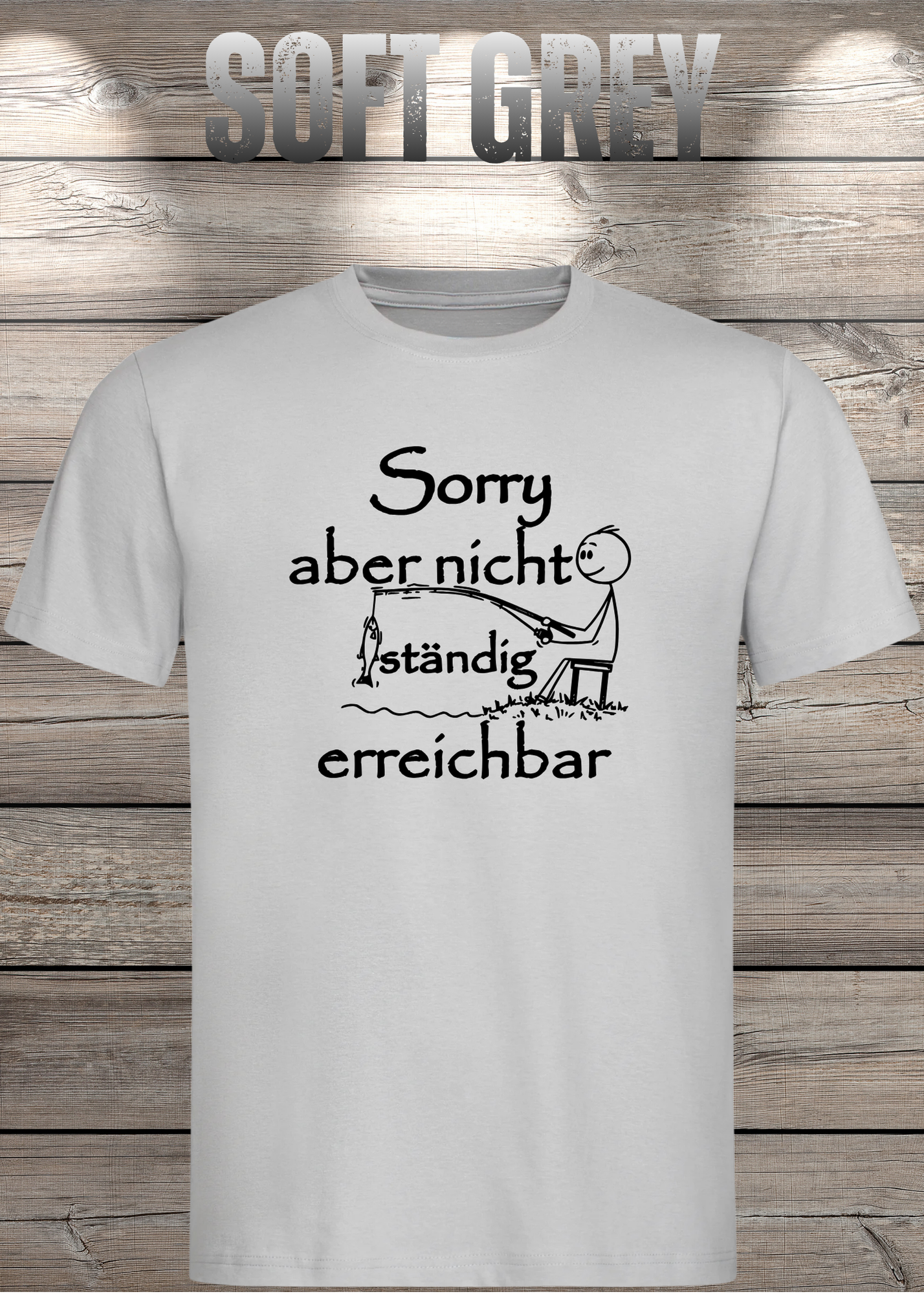 T-Shirt 'Sorry aber nicht ständig erreichbar' - Witziges Spruch-Shirt für Grenzensetzer