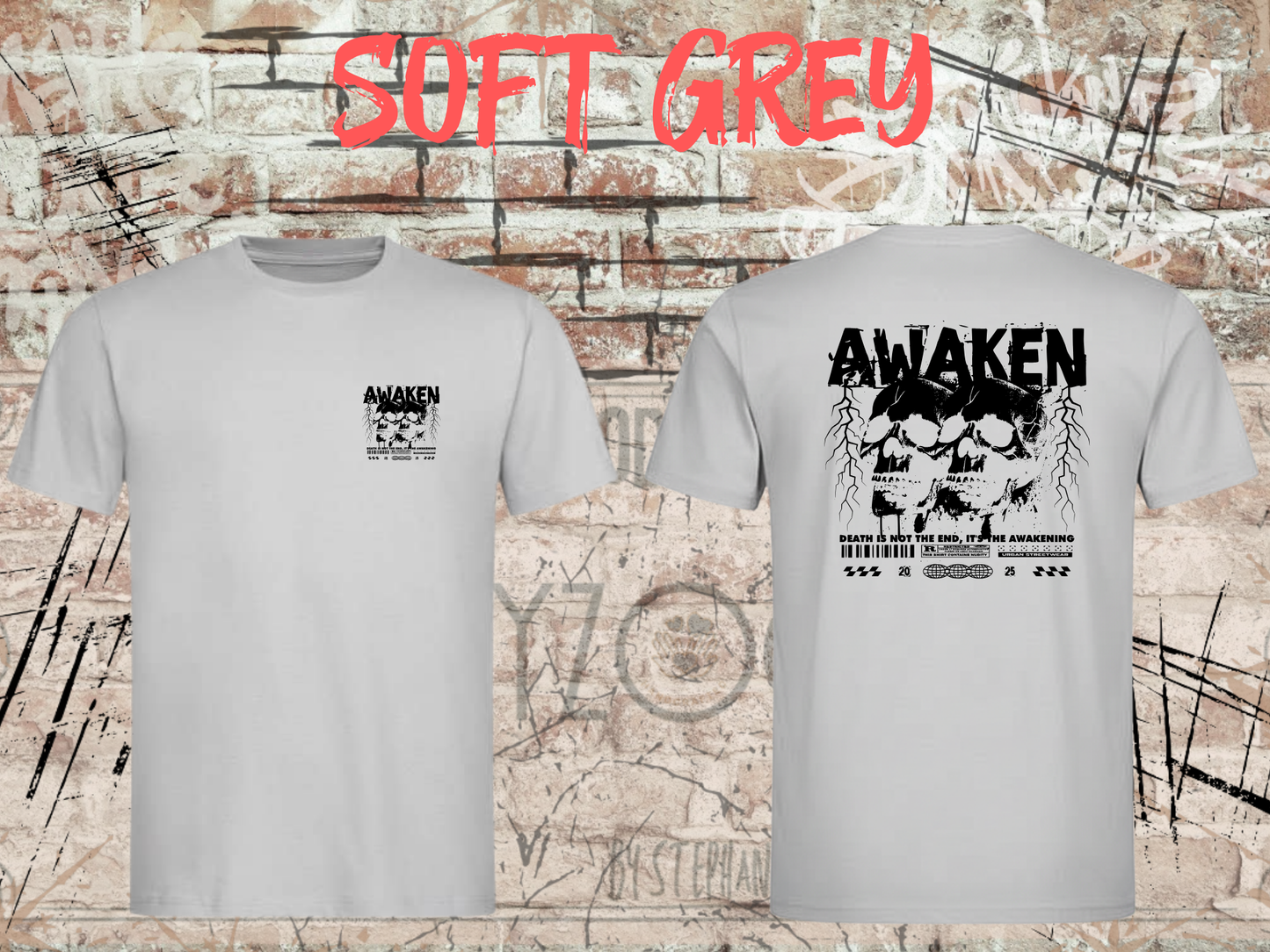 Awaken the Death - Gothic Skull T-Shirt mit Totenkopf