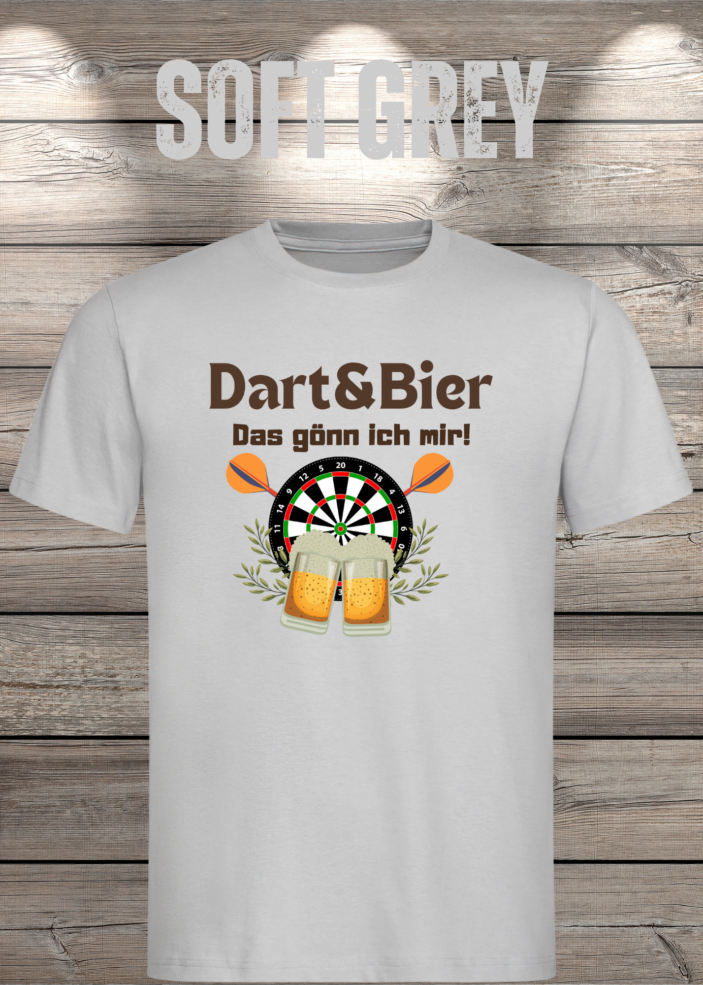 T-Shirt Dart & Bier das Gönn ich mir Witziges T-Shirt mit Spruch Geschenkidee Unisex