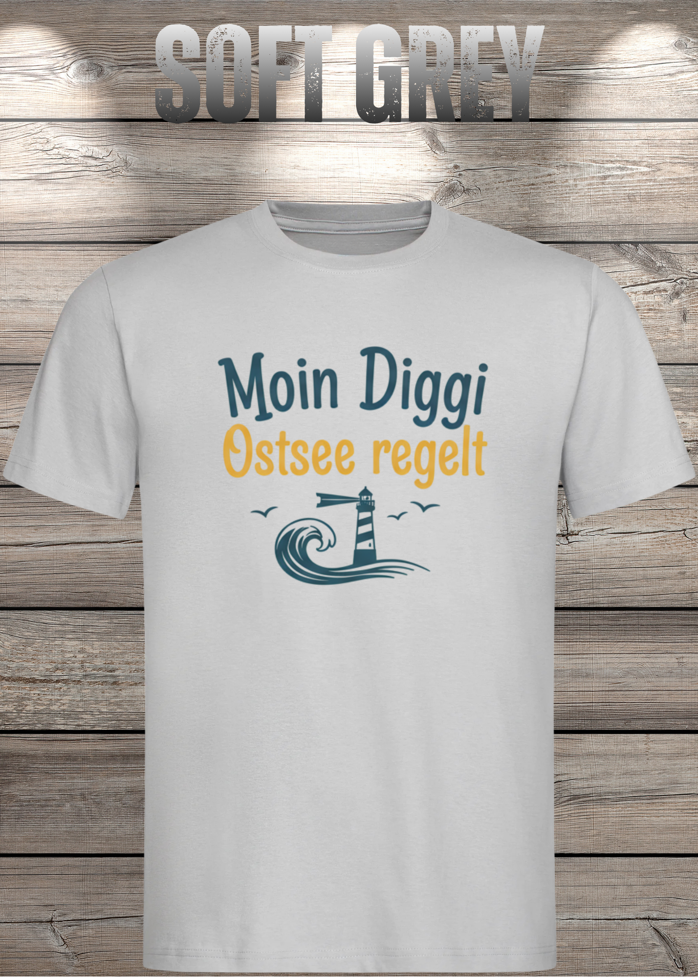 Unisex T-Shirt Moin Diggi Ostsee regelt