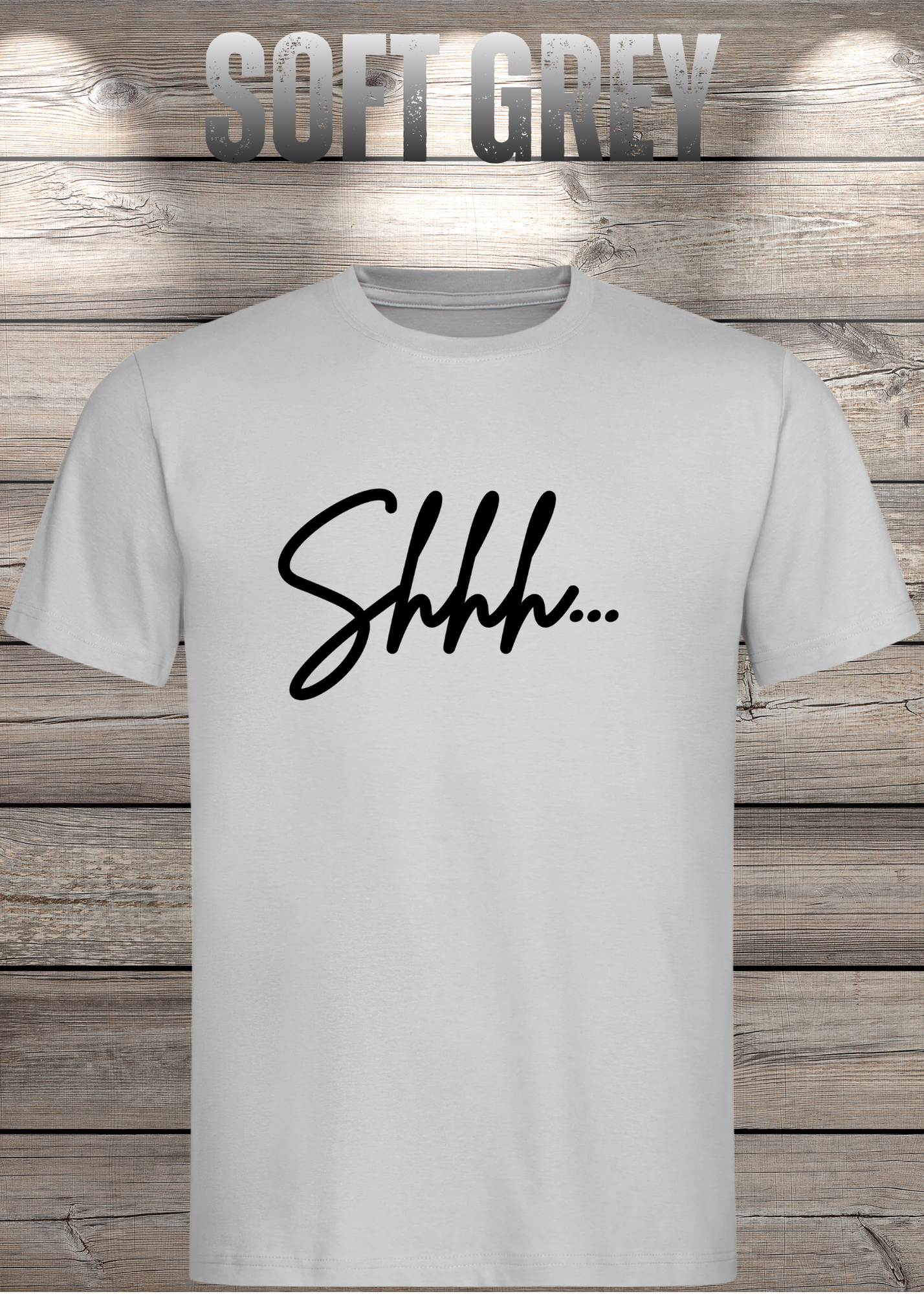 T-Shirt Shhh... - Geschenkidee T-Shirt - T-Shirt mit Spruch - Witziges T-Shirt - T-Shirt Freizeit - Lustiges T-Shirt Unisex