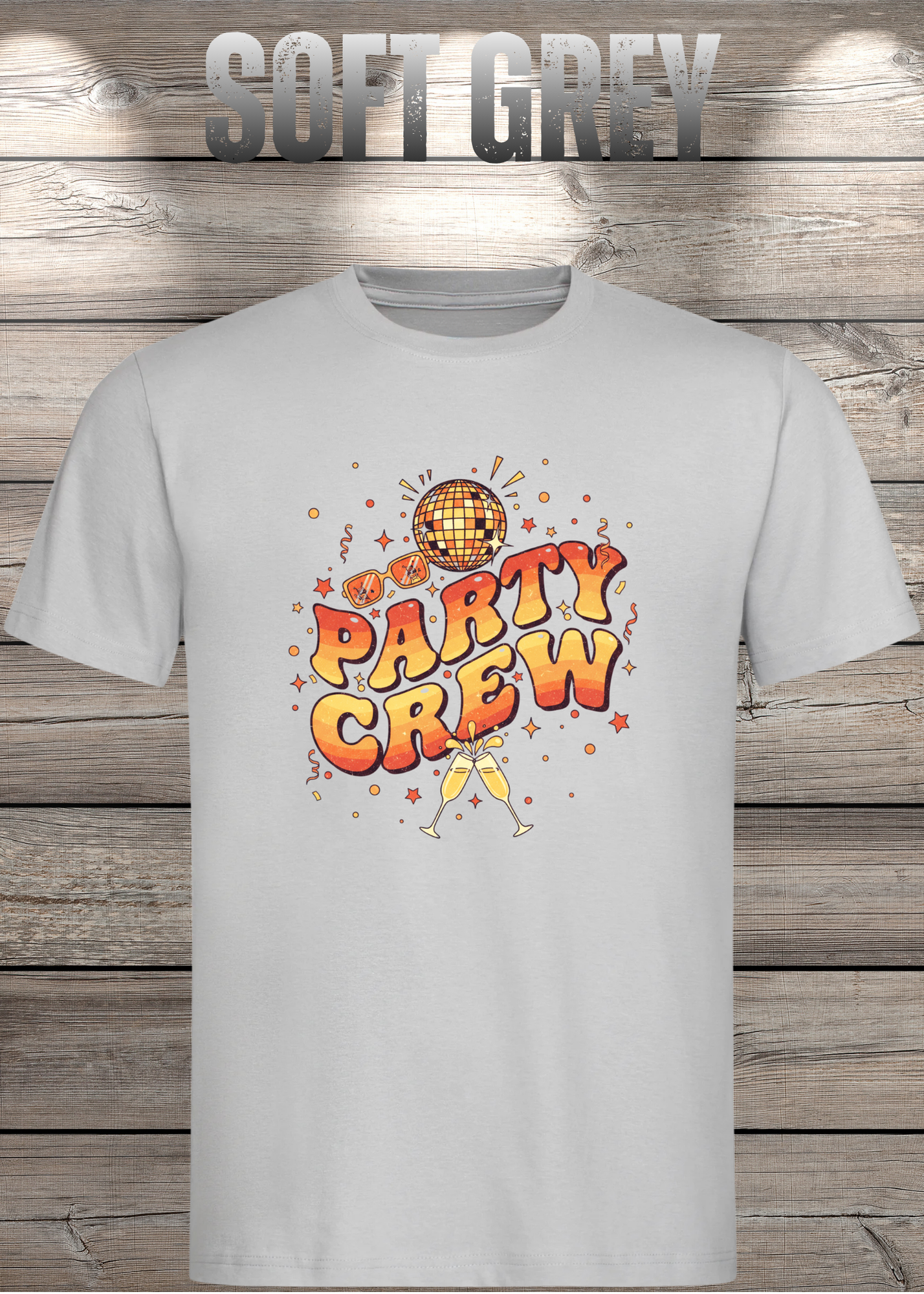 T-Shirt 'Party Crew' - Witziges Party-Shirt für echte Feierlöwen
