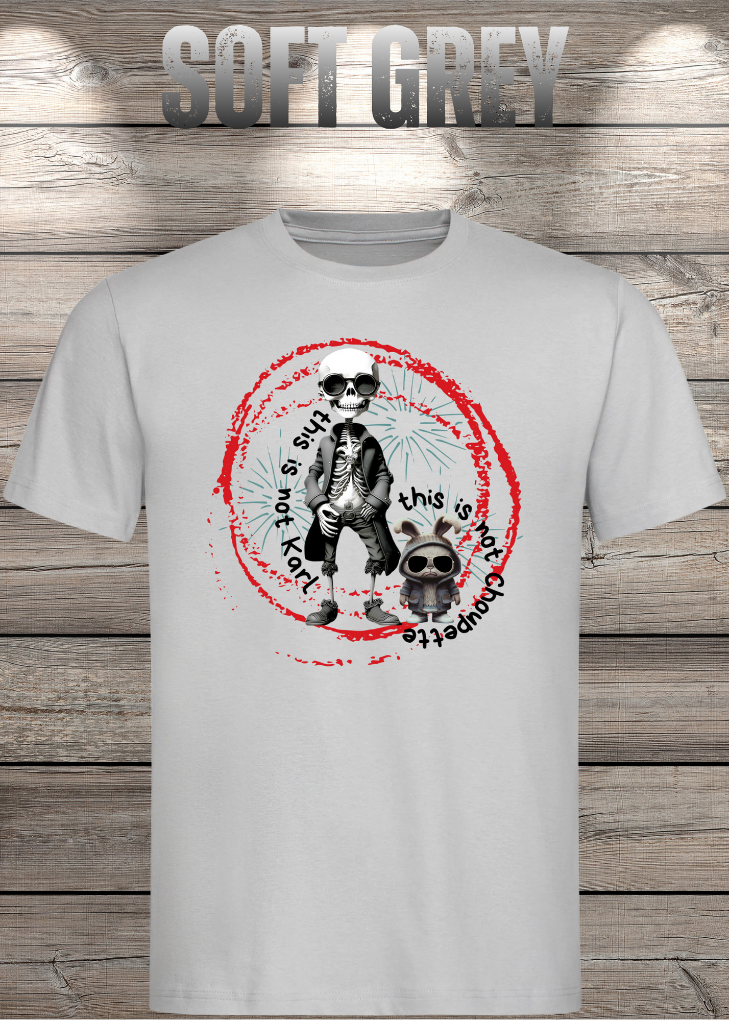 T-Shirt 'This is not Karl this is not Choupette' - Fashion Humor Geschenk Unisex