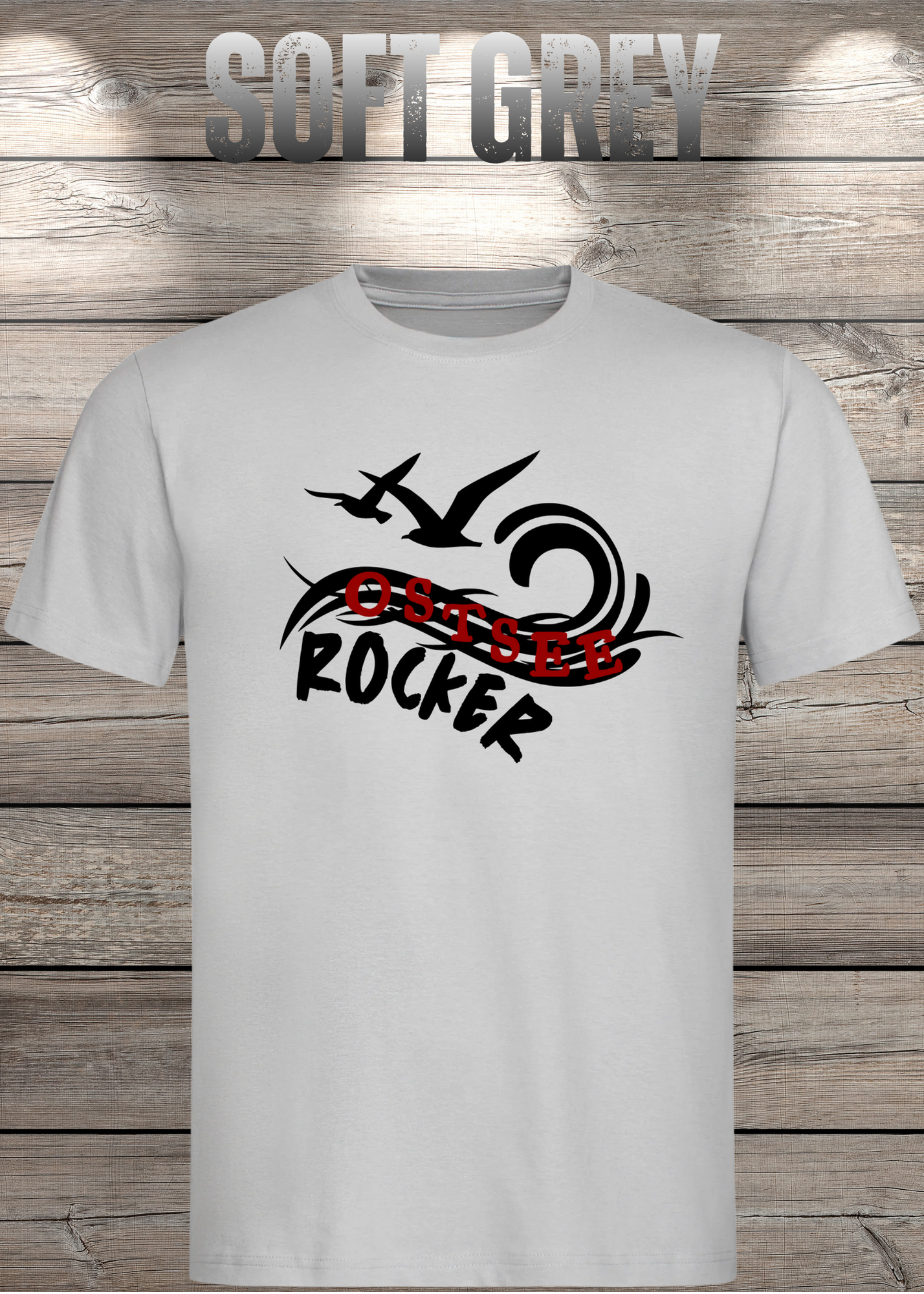 T-Shirt 'Ostsee Rocker' - Norddeutschland Geschenk Unisex Küsten-Style