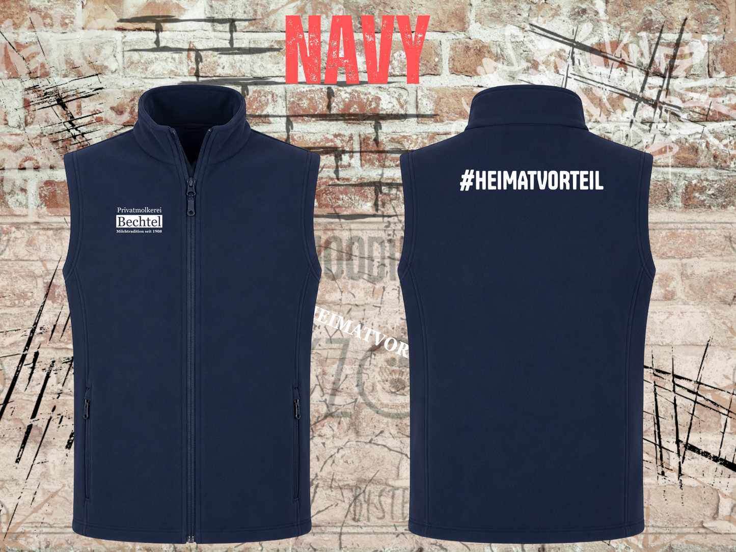 Bechtel Team Premium Männer Softshell Weste – Mitarbeiter Edition