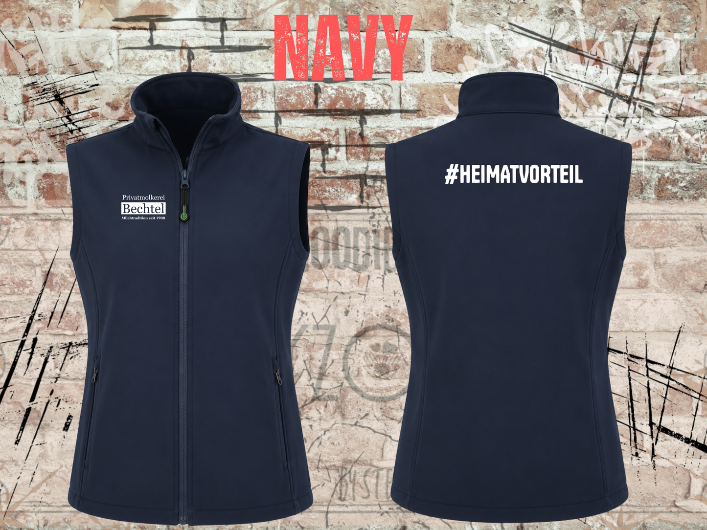 Bechtel Team Premium Damen Softshell Weste – Mitarbeiter Edition