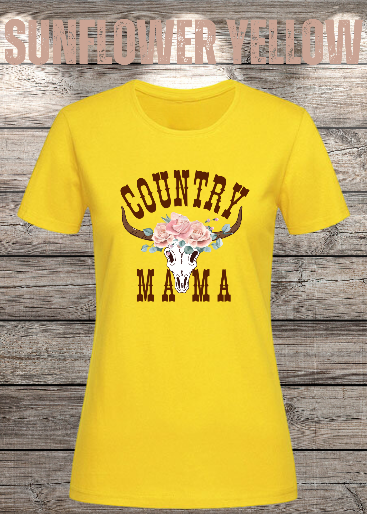 Country Mama T-Shirt - Freizeit Spruch Shirt für Damen