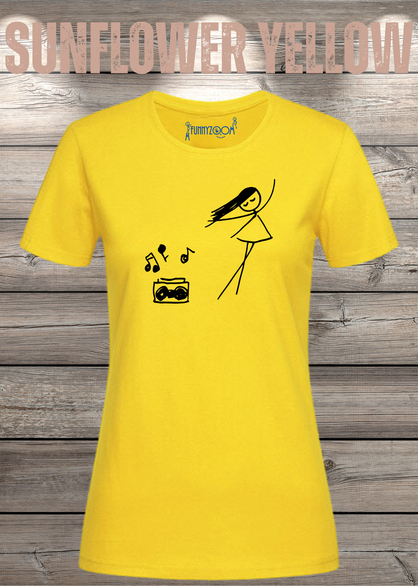 Damen T-Shirt Music for Life - T-Shirt Geschenkidee, lustiges T-Shirt, T-Shirt Musik, witziges T-Shirt, Freizeit T-Shirt Musik