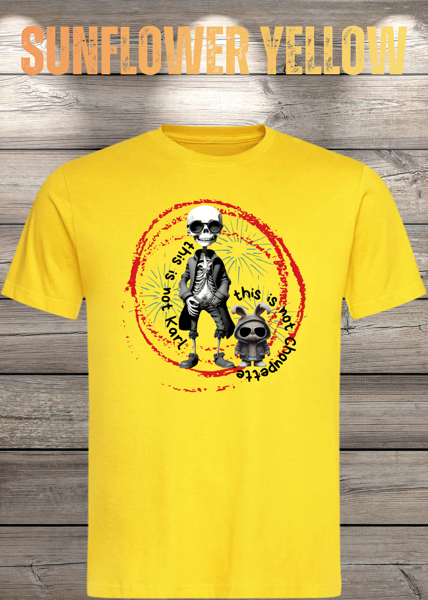 T-Shirt 'This is not Karl this is not Choupette' - Fashion Humor Geschenk Unisex
