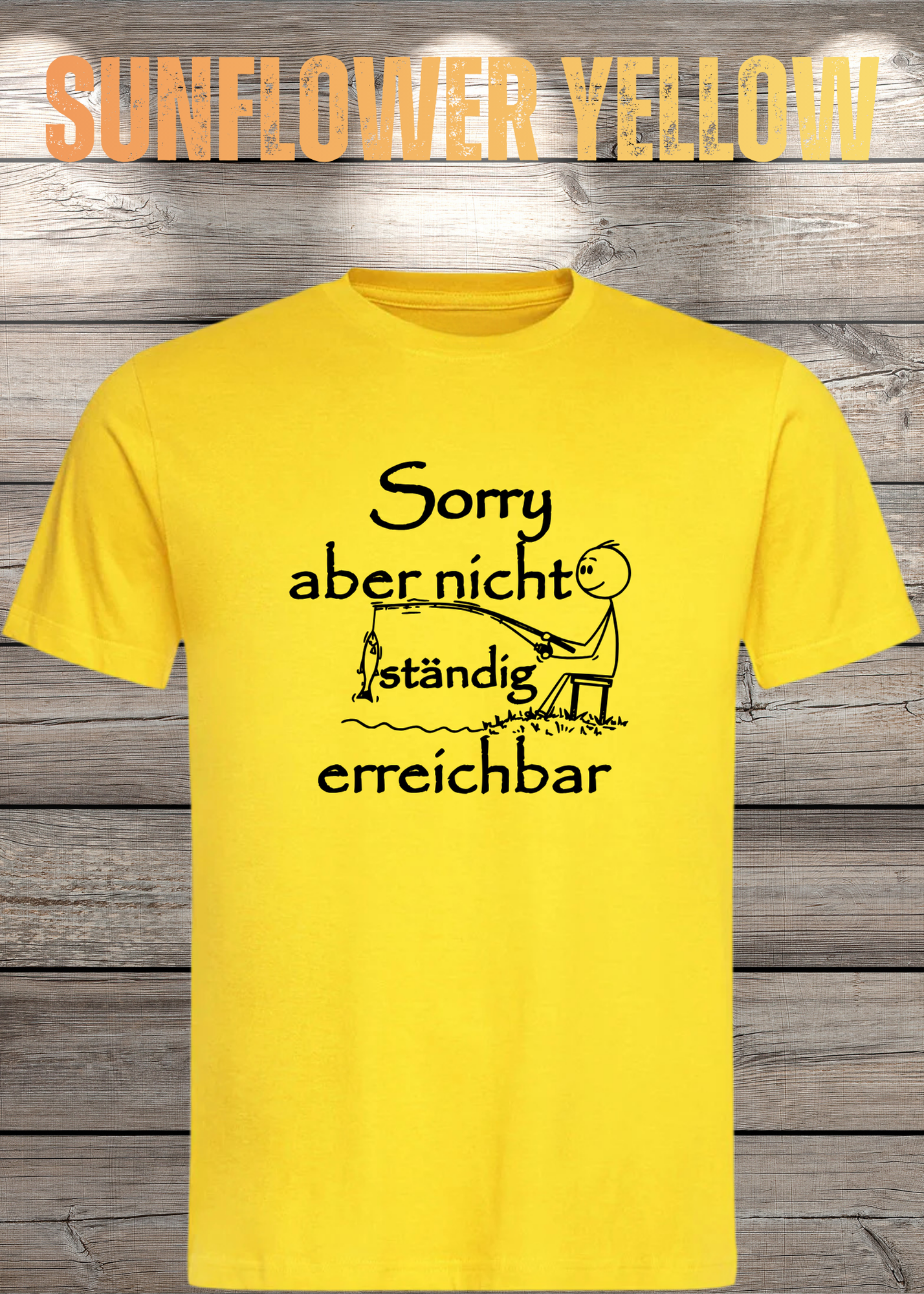 T-Shirt 'Sorry aber nicht ständig erreichbar' - Witziges Spruch-Shirt für Grenzensetzer