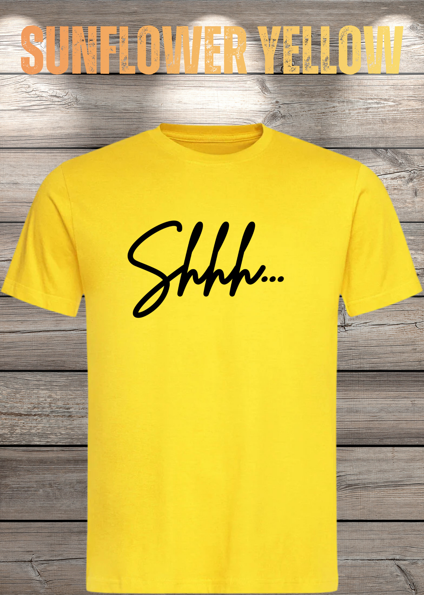 T-Shirt Shhh... - Geschenkidee T-Shirt - T-Shirt mit Spruch - Witziges T-Shirt - T-Shirt Freizeit - Lustiges T-Shirt Unisex