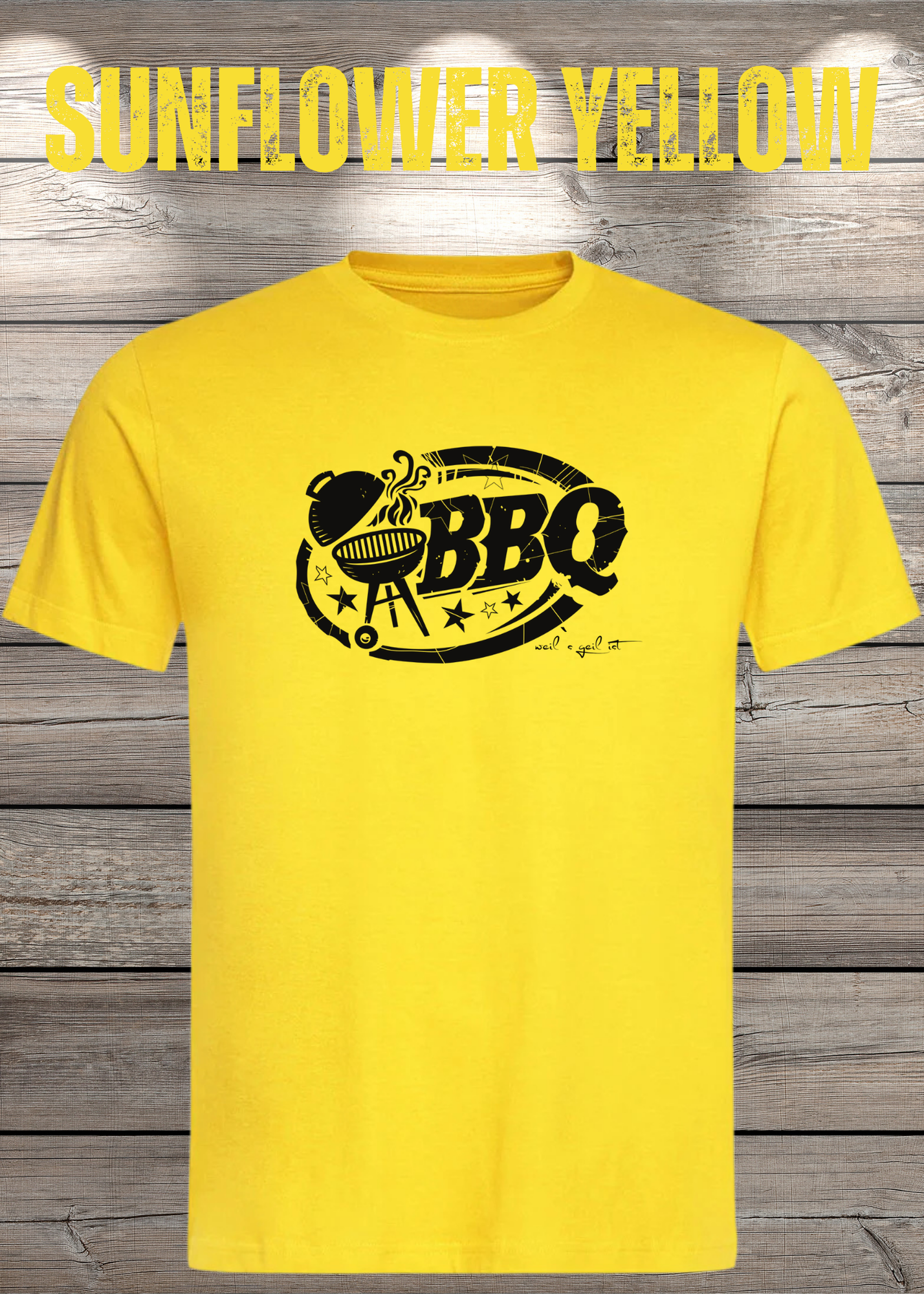 T-Shirt BBQ weils geil ist! Geschenkidee für Grillmeister Lustiges Grill Shirt Unisex