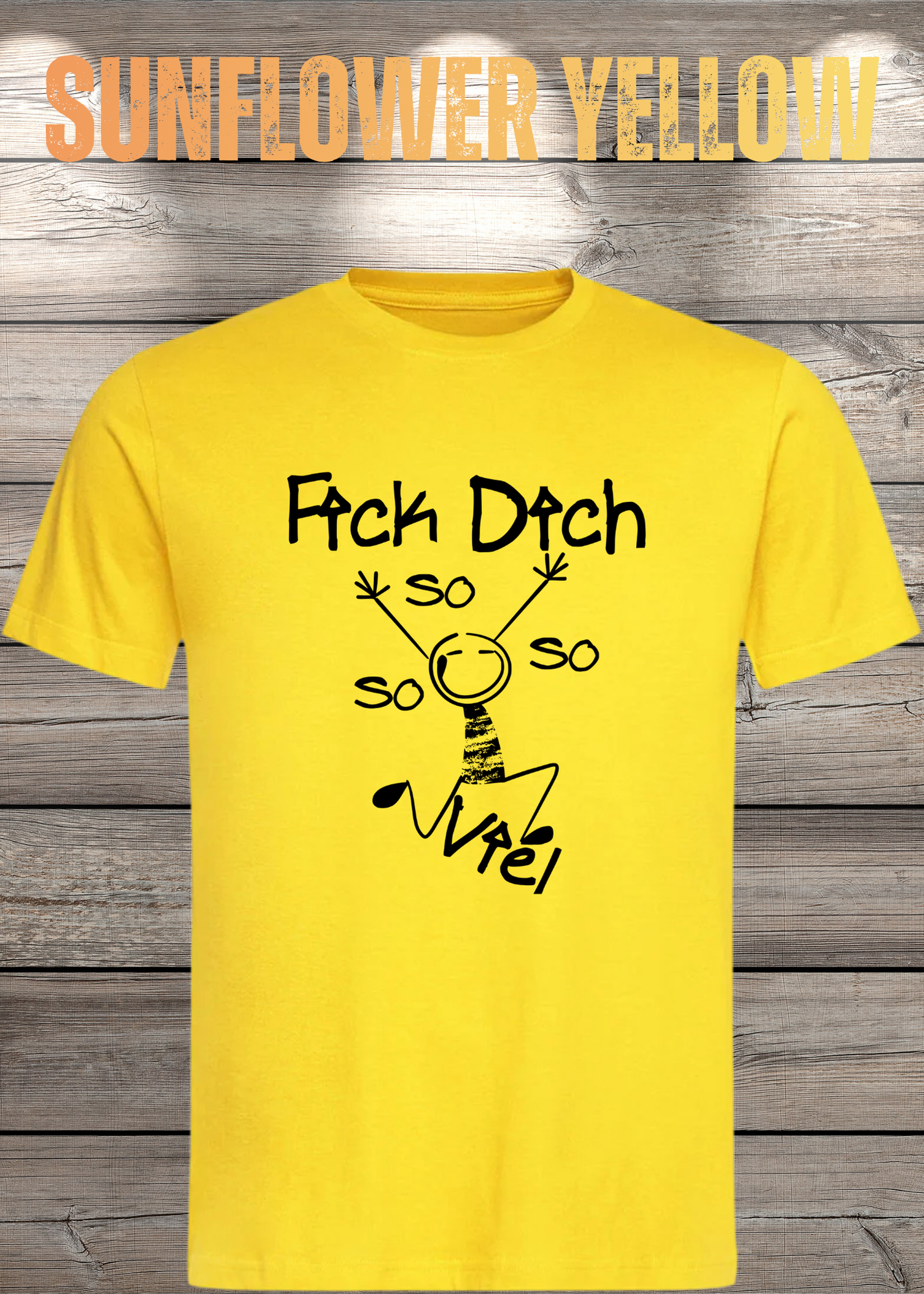 T-Shirt 'Fick Dich So So So So viel' - Lustiges Statement Geschenk Unisex