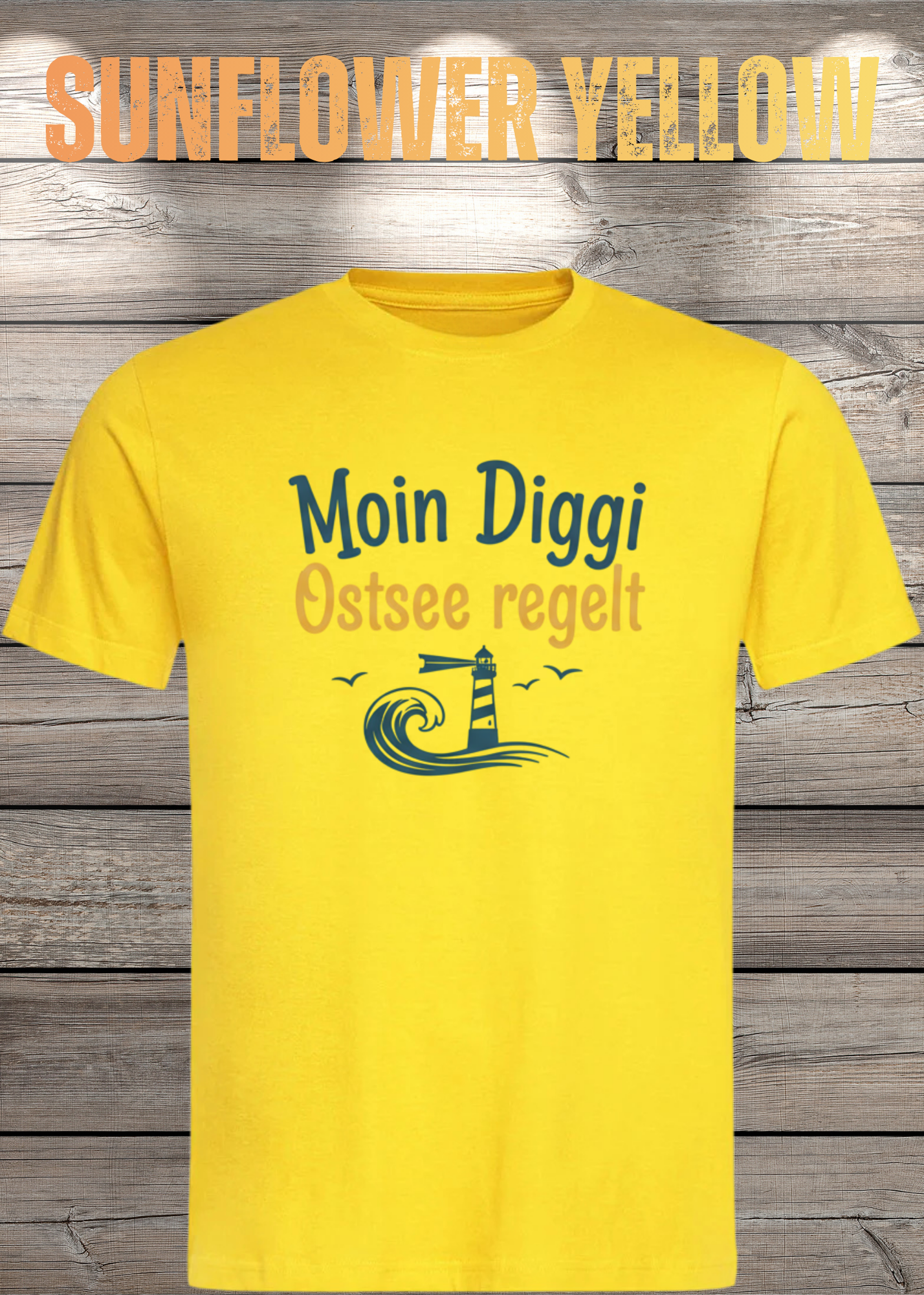 Unisex T-Shirt Moin Diggi Ostsee regelt