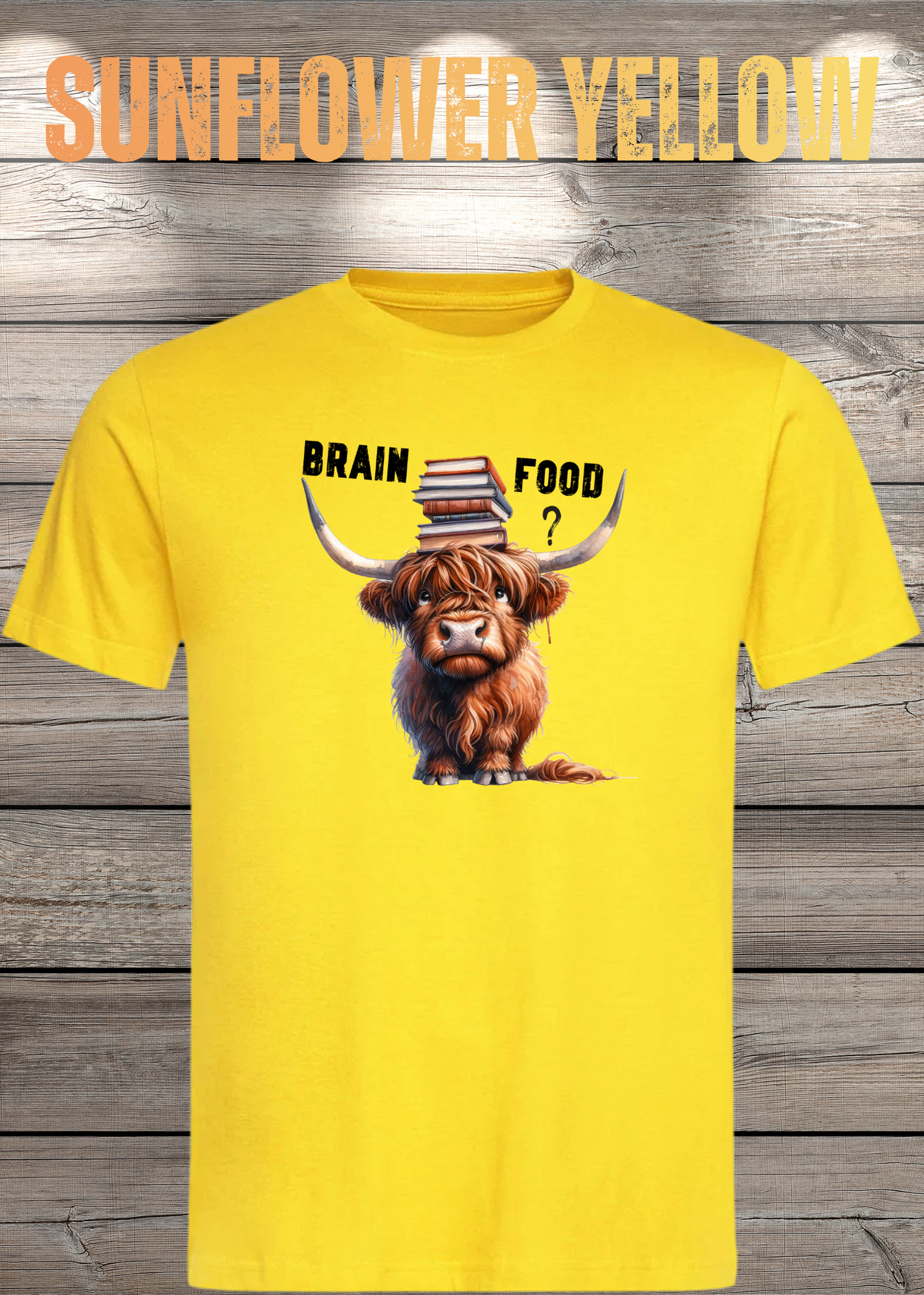 Highland Kuh Unisex T-Shirt Brain food?
