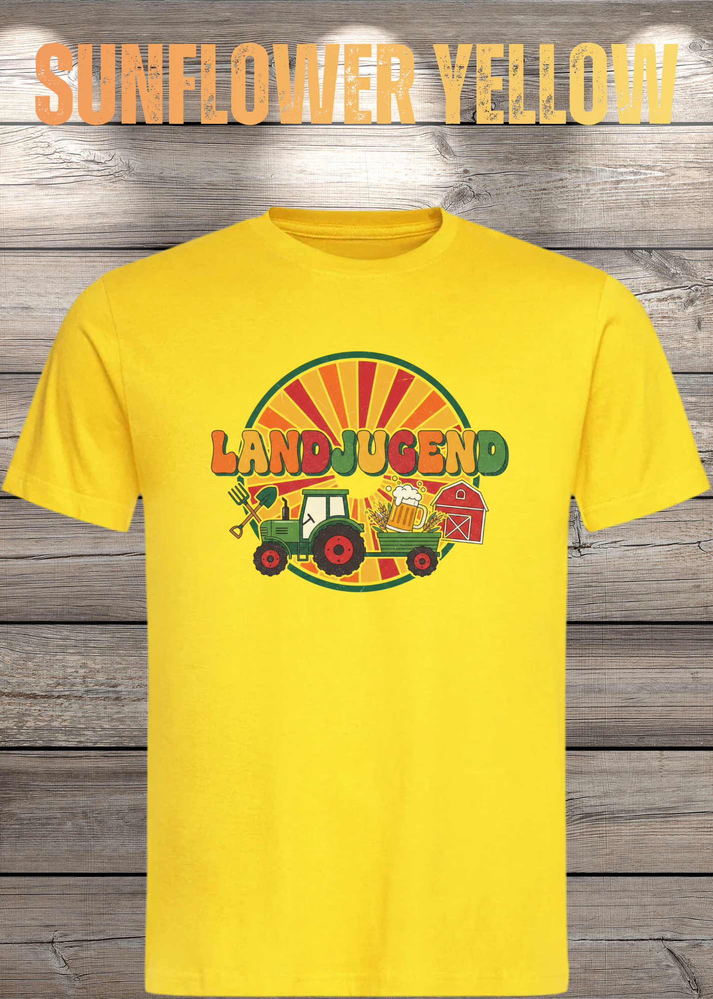 T-Shirt 'Landjugend' - Witziges Statement-Shirt für Landliebhaber