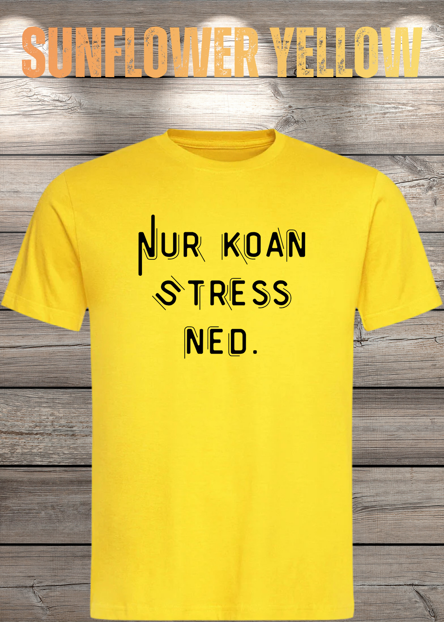 T-Shirt Nur Koan Stress ned - Bayern T-Shirt Lustige Sprüche Geschenkidee - Geburtstag Unisex viele Farben