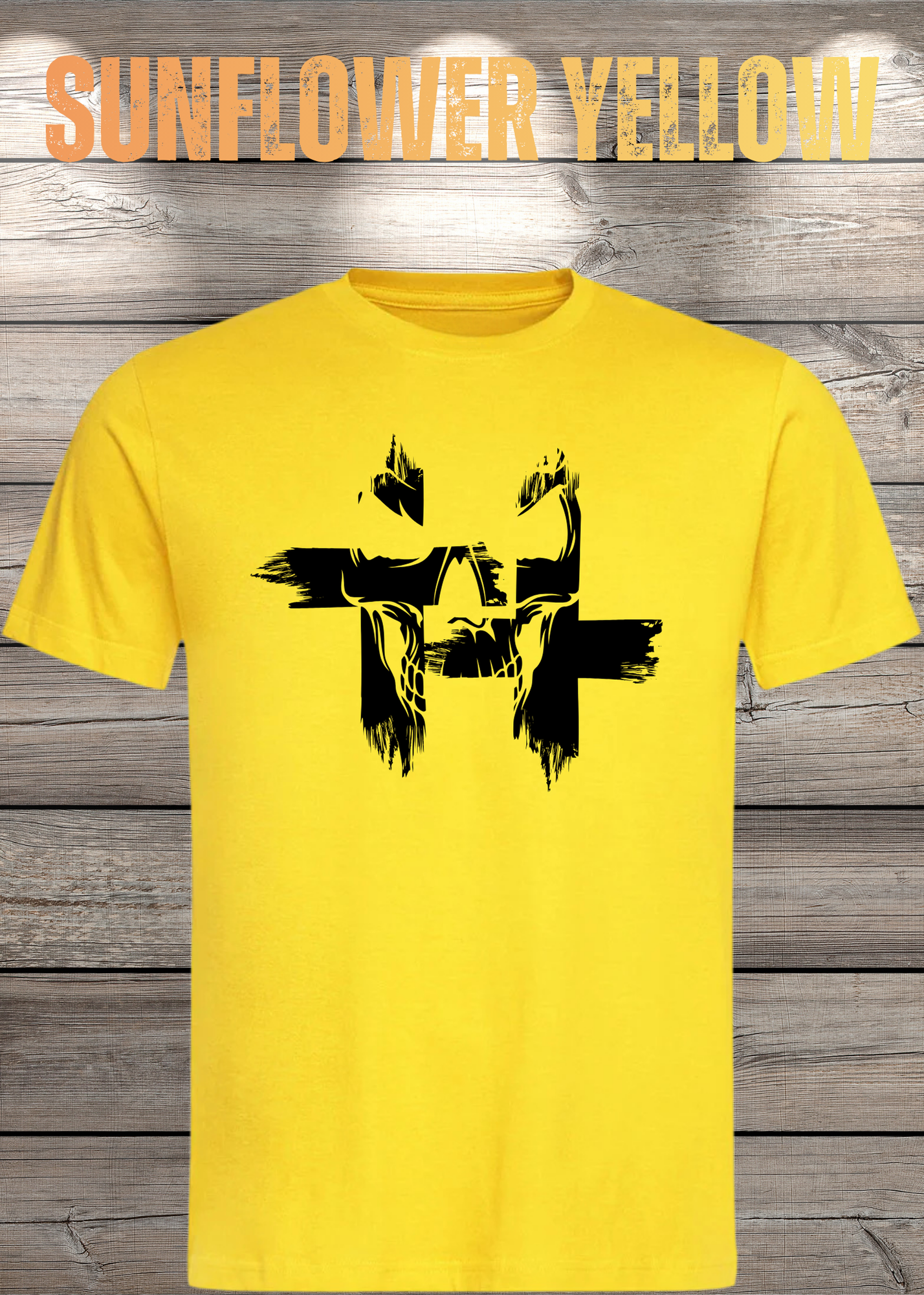 T-Shirt Kreuz Skull Totenkopf - Gothic Geschenkidee Rock Metal Style