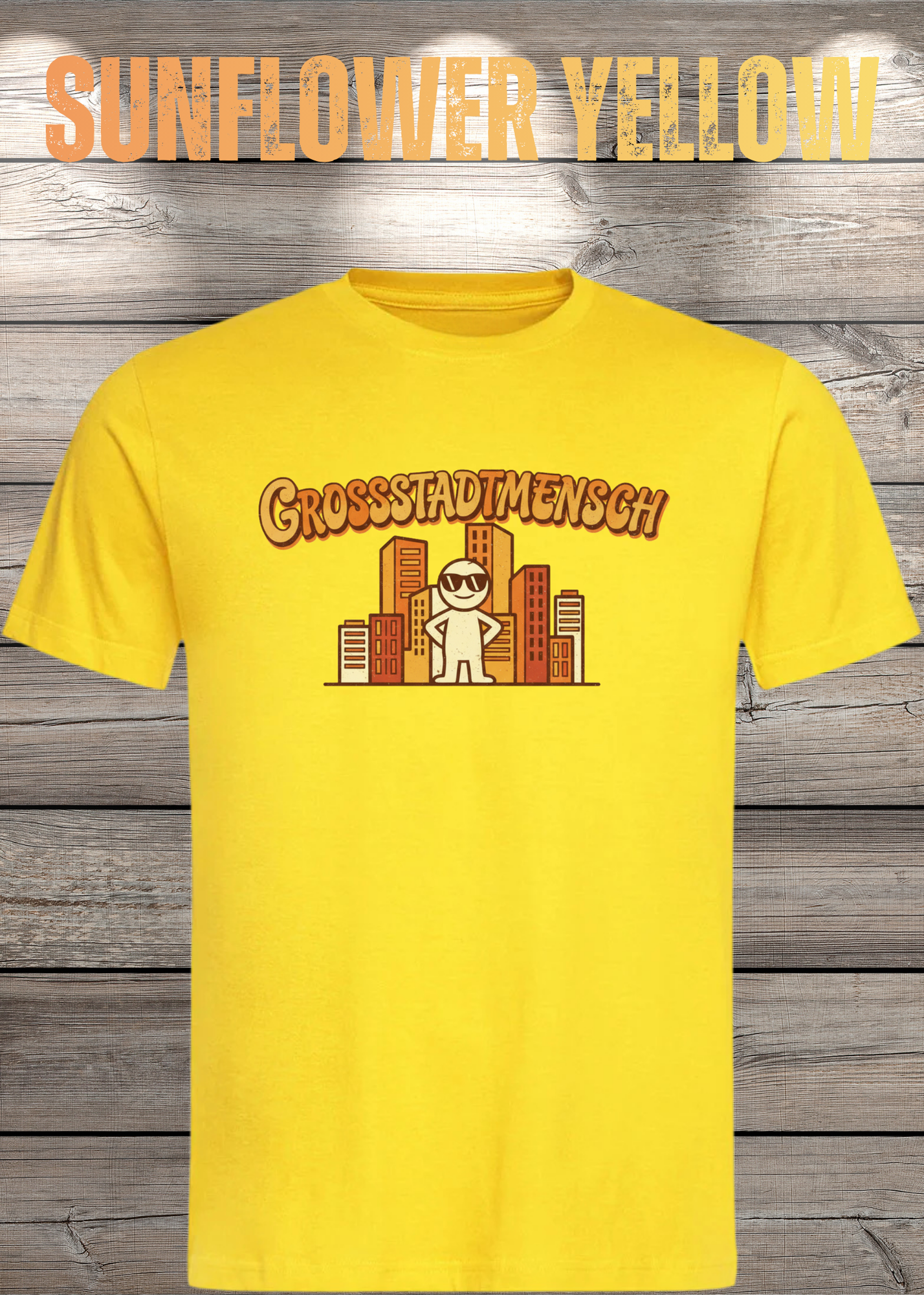 T-Shirt 'Großstadtmensch' - Witziges City-Shirt für Stadtliebhaber