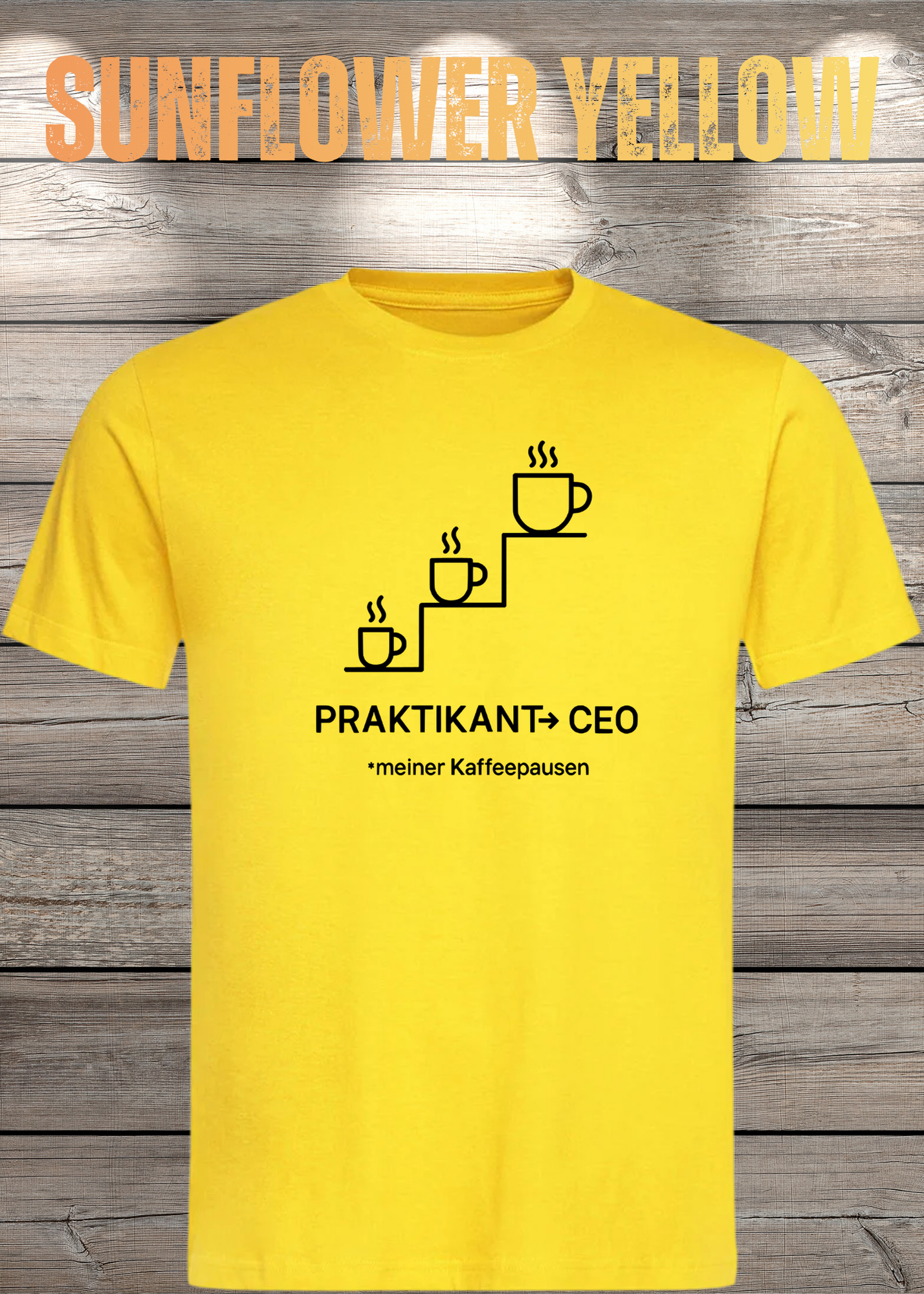Unisex T-Shirt: Praktikant CEO meiner Kaffeepausen