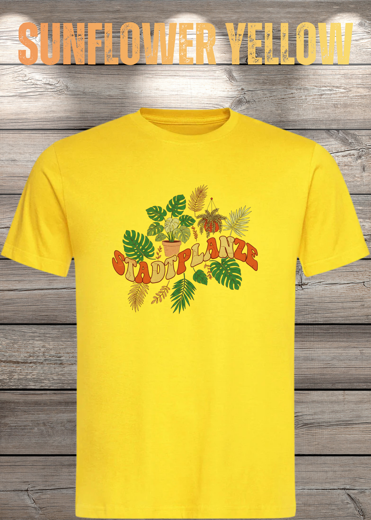 T-Shirt 'Stadtpflanze' - Witziges Spruch-Shirt für Urban-Naturliebhaber