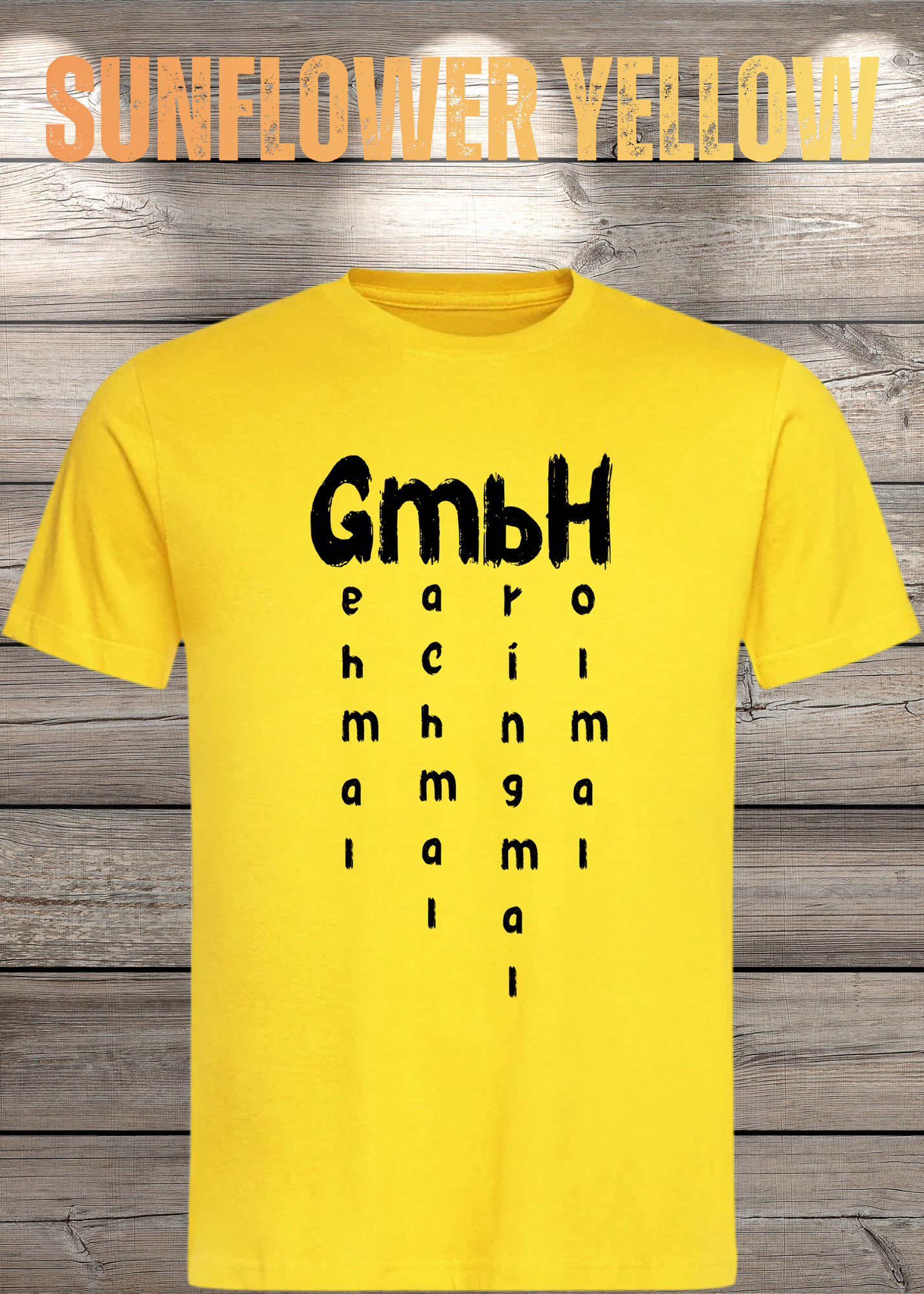 GmbH T-Shirt - Geh mal mach mal bring mal hol mal - Witziges Büro Statement Shirt - Lustiges Geschenk Unisex