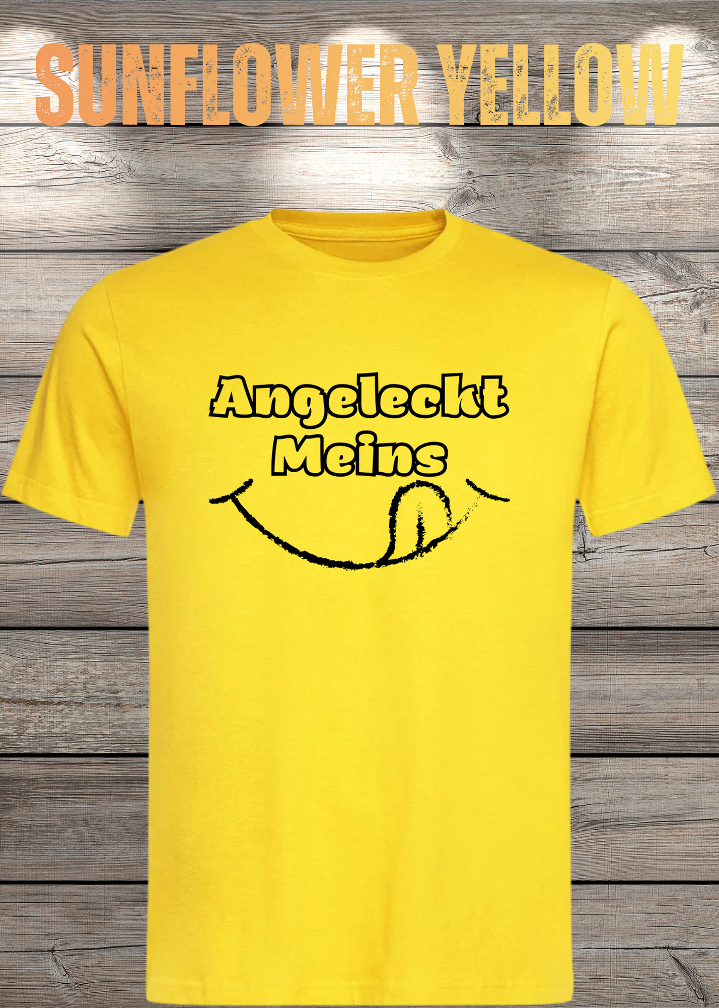 T-Shirt Angeleckt Meins - Lustige Sprüche Geschenkidee - Geburtstag Freizeit Unisex viele Farben