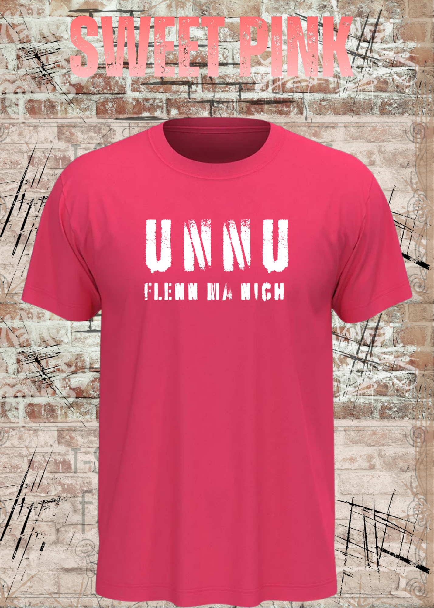 Unnu flenn ma nich! – Sächsisches Unisex T-Shirt mit lustigem Dialekt Spruch