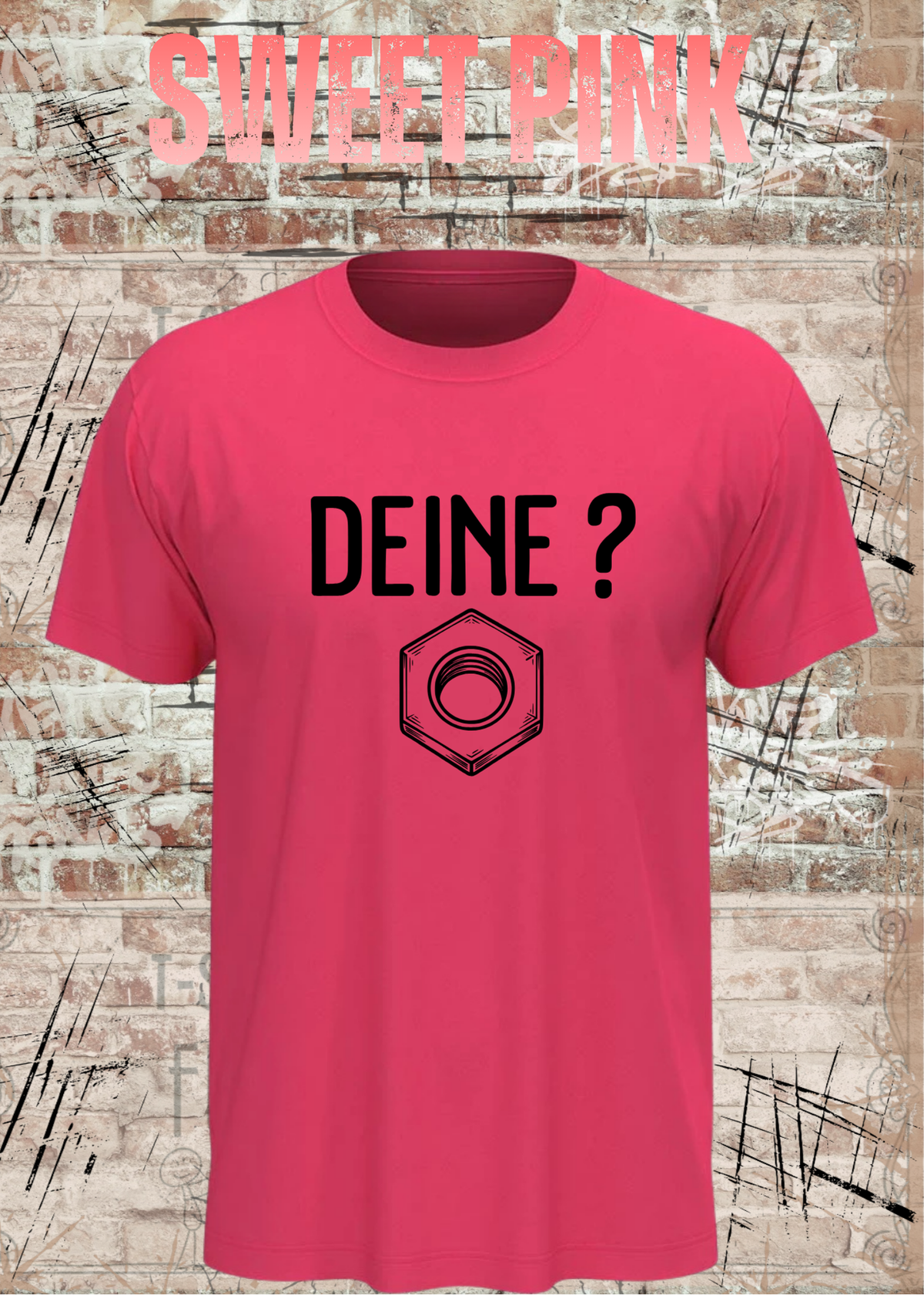 Deine Mutter? – Lustiges Wortspiel T-Shirt | FunnyZoom