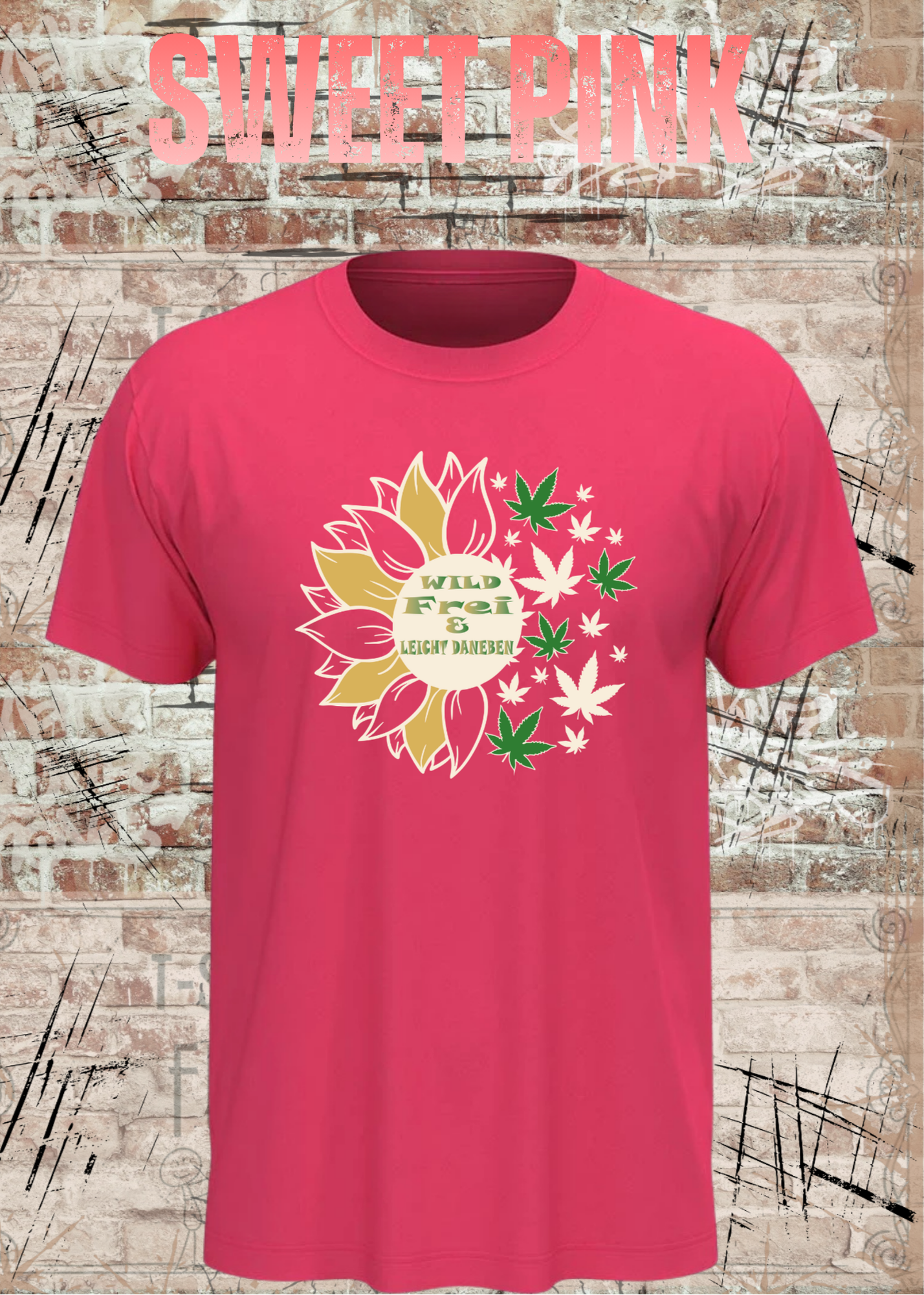 Wild Frei & Leicht Daneben Sonnenblumen Unisex T-Shirt