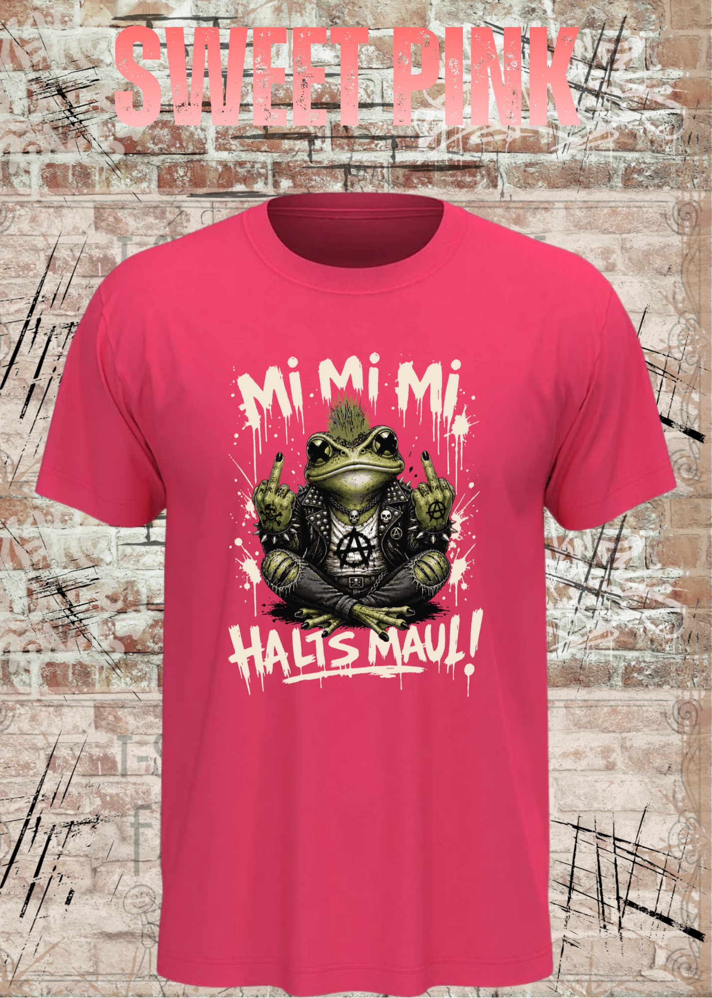 Motz-Frosch Fridolin T-Shirt – Mi Mi Mi Halt’s Maul Punk Shirt