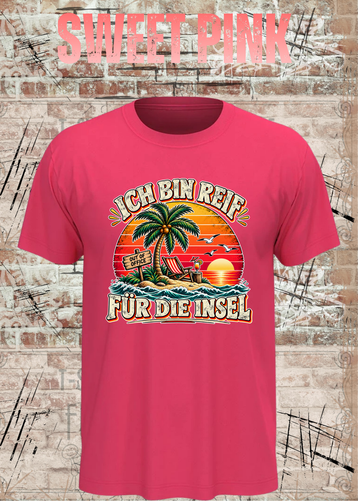 Ich bin reif für die Insel – Lustiges Urlaubs T-Shirt | FunnyZoom