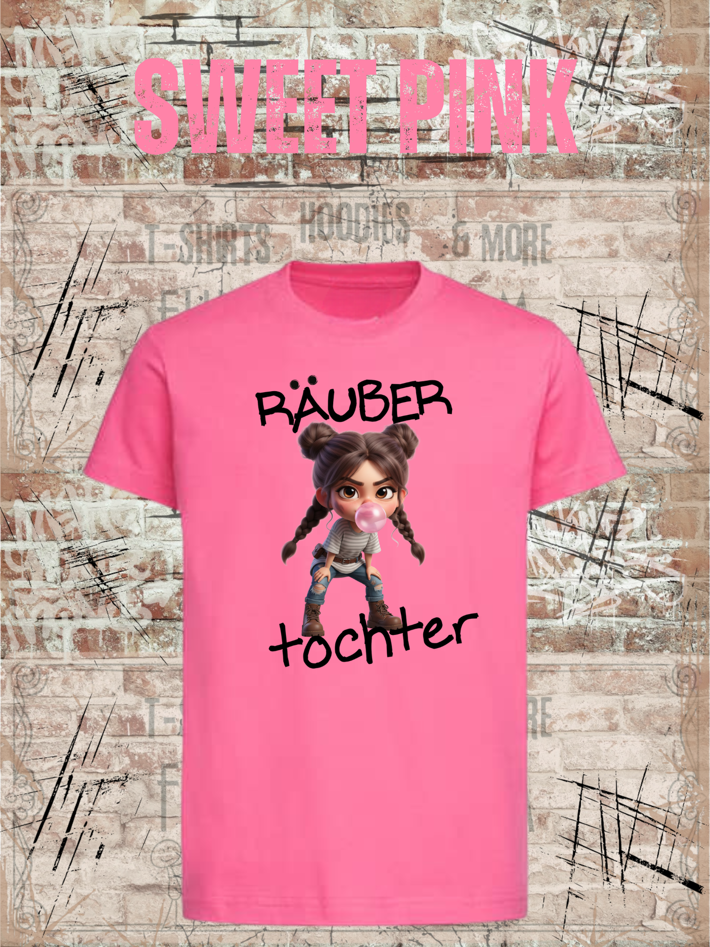 T-Shirt 'Räuber Tochter' - Witziges Geschenk für freche Kids